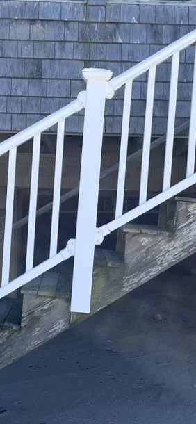 Deteriorated wood joint at load-bearing connection