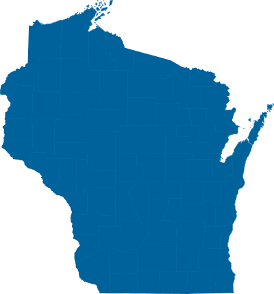 Wisconsin is made up of 4 CoCs, WI-501 is Milwaukee County, WI-502 is Racine County, WI-503 is Dane County, and WI-500 encompasses the remaining counties.