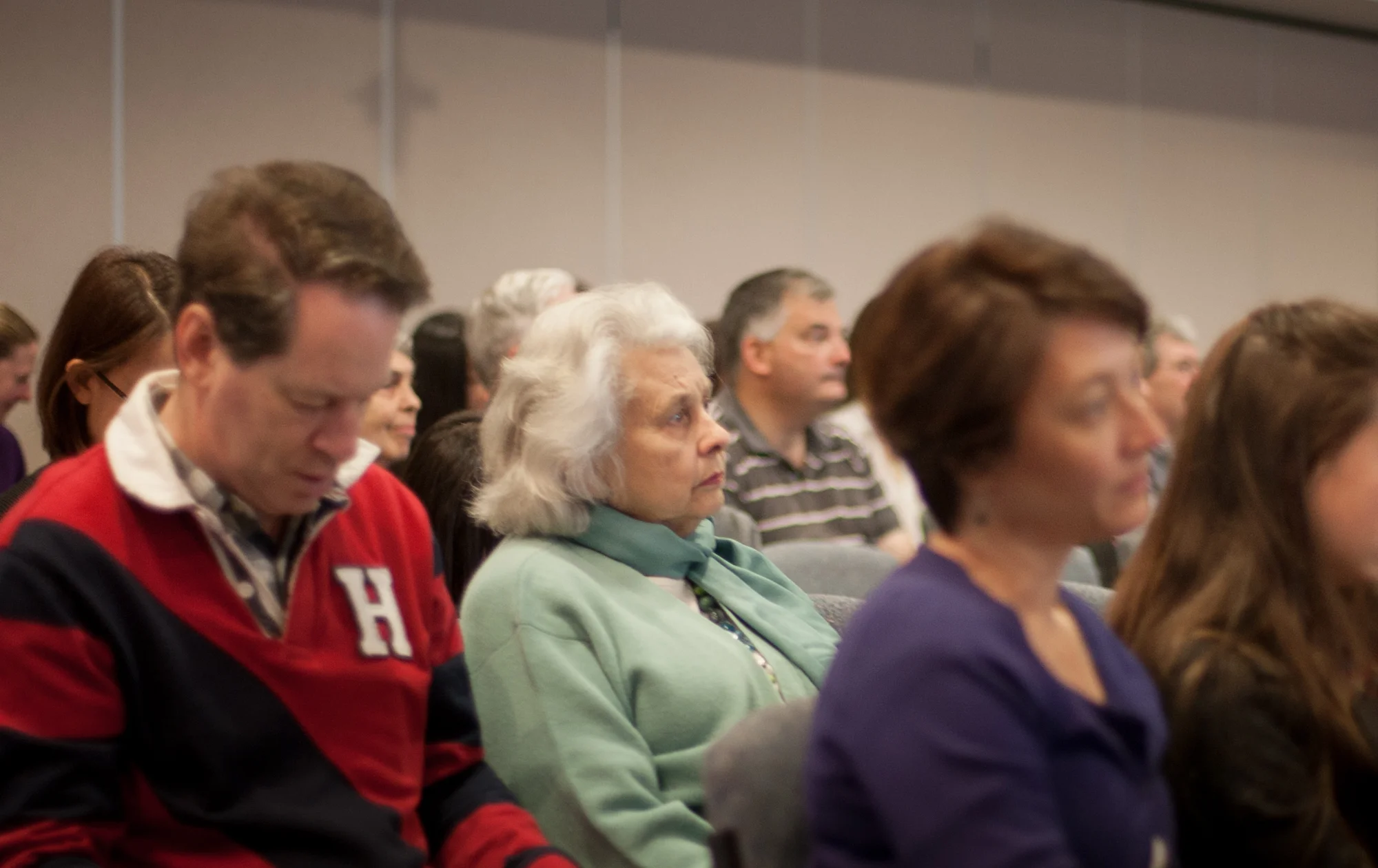 Gathering at church