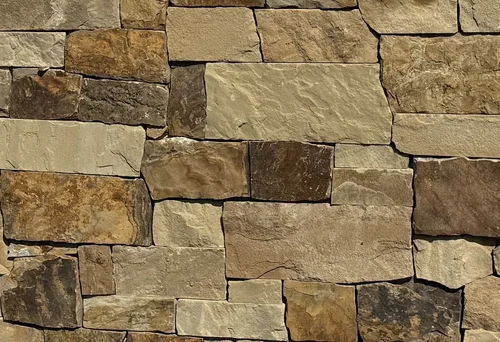 Malibu Estate natural stone, brown, tan, gold