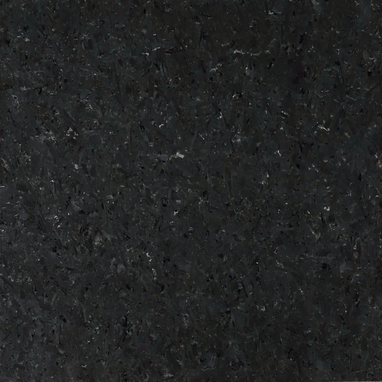 Cambrian Black in a honed face, matte black with a fine gray crystalline speckle throughout.