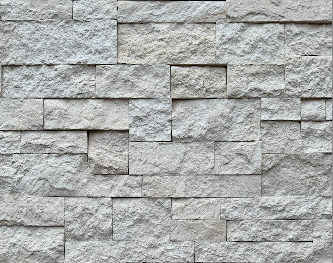 White natural stone
