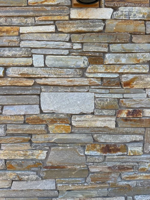 Autumn Mountain natural stone, tan, gray, gold