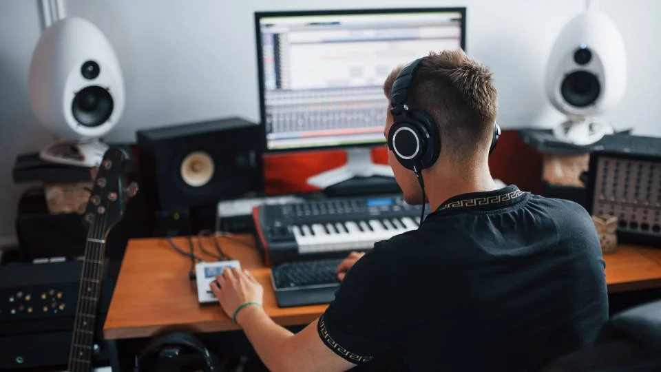 Audio typing. Audio typing