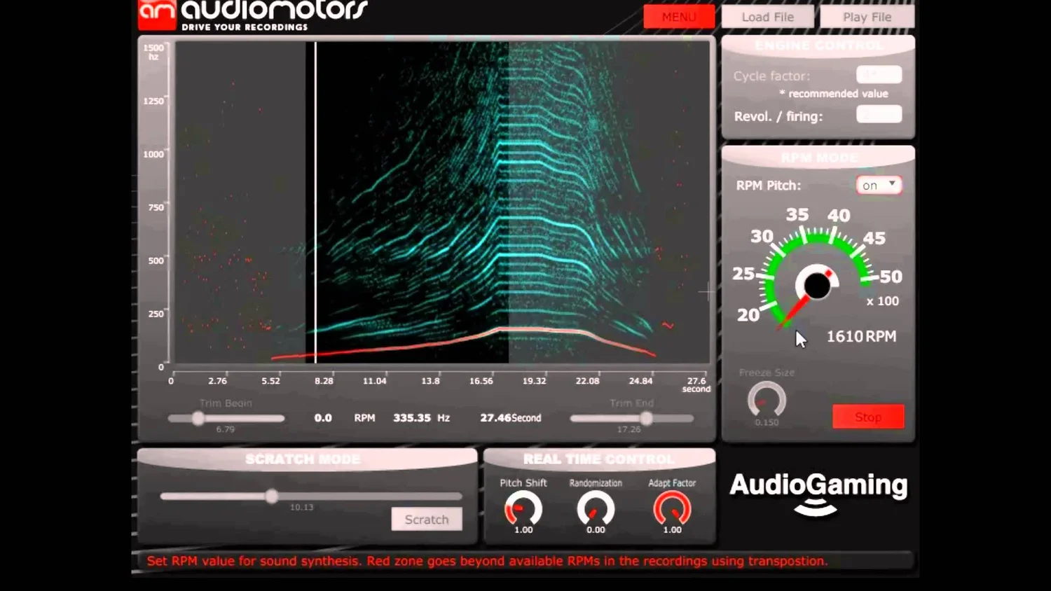 Real time plugin. Real time audio analyzer.