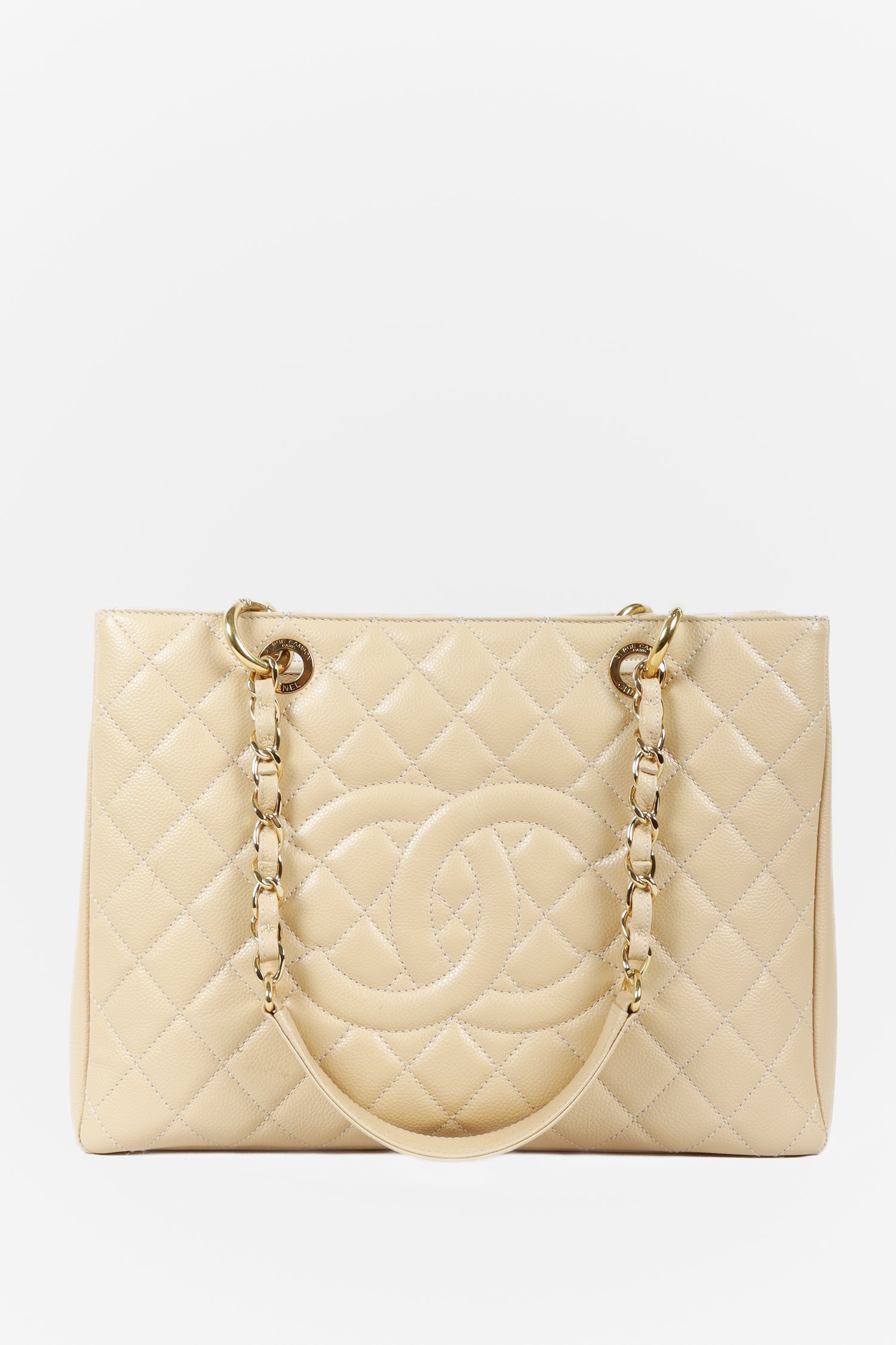 chanel beige tote