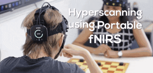Hyperscanning using Portable fNIRS video preview