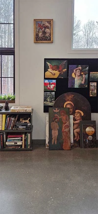 Joshua Adam Risner in the studio