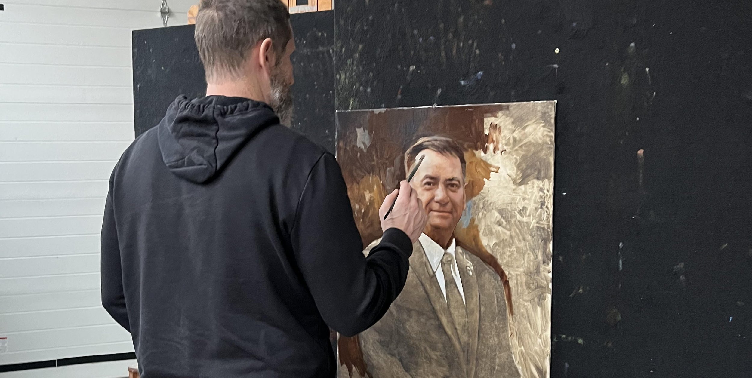 Portrait Painter Joshua Adam Risner at Rabbit Hill Studio