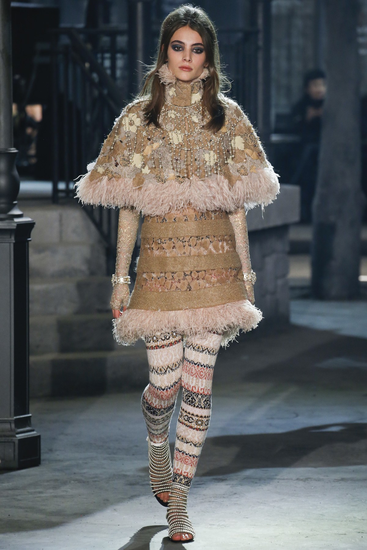 Chanel Paris Rome 2016 Lace & Feather Dress — The Posh Pop-Up