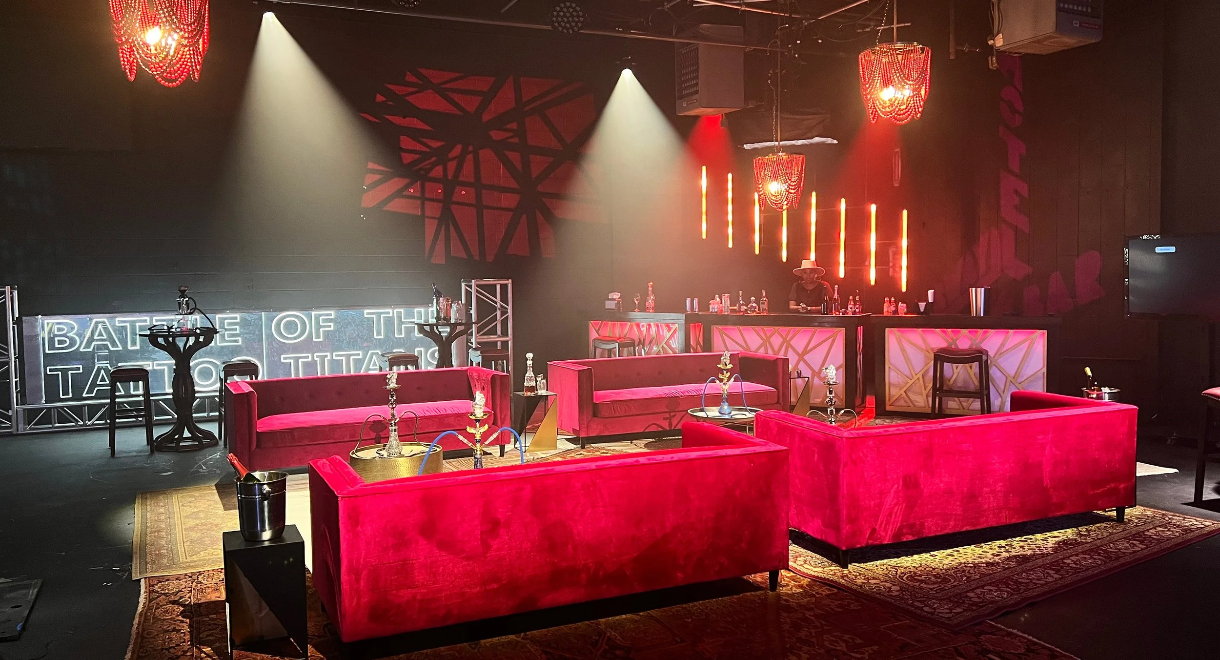 Reality show lighting build by Keith J. Duggan