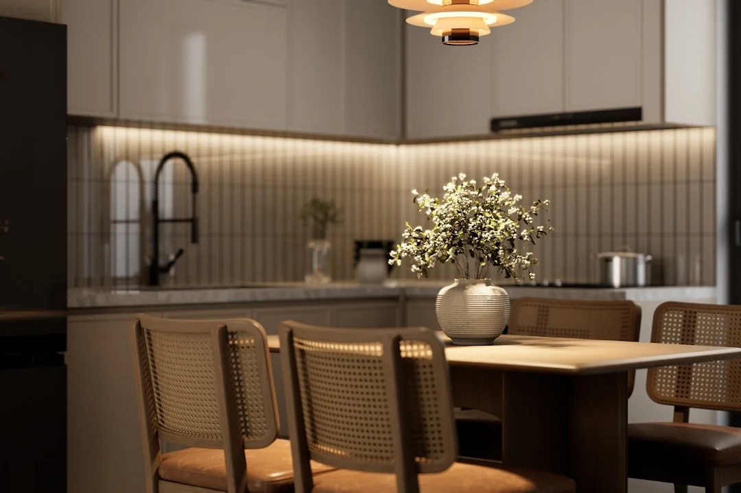 High-CRI LED lighting in a residential setting