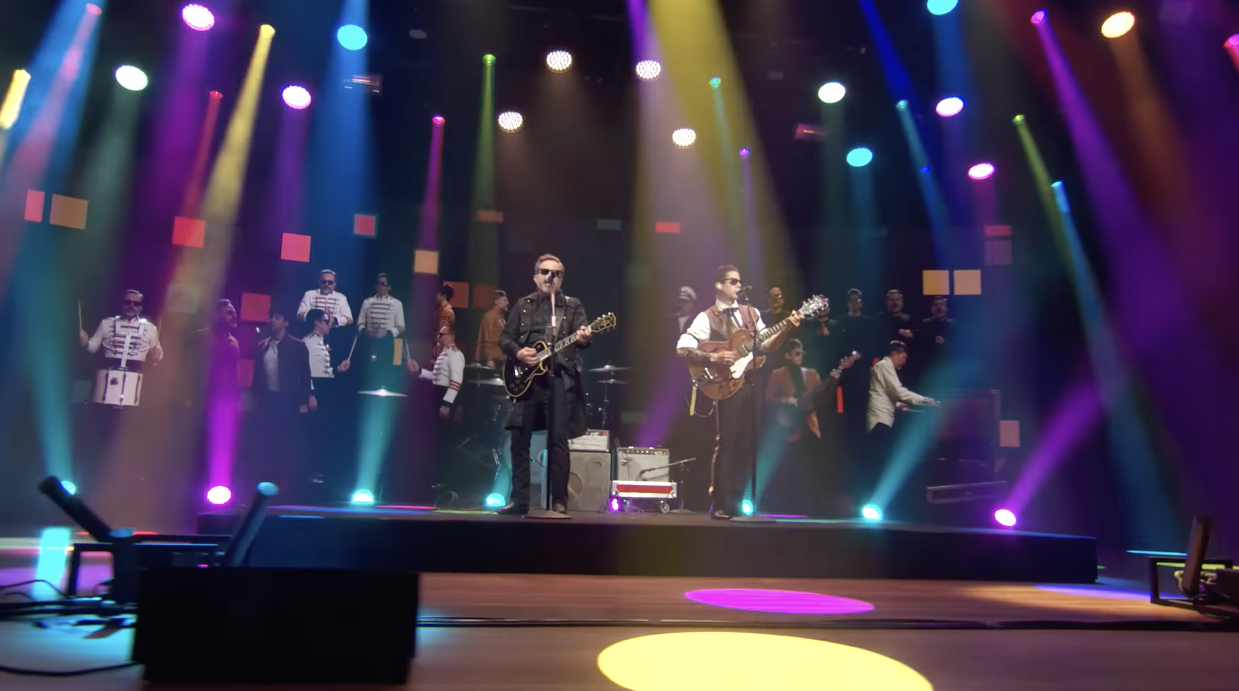 Backstage Ryman live event lighting
