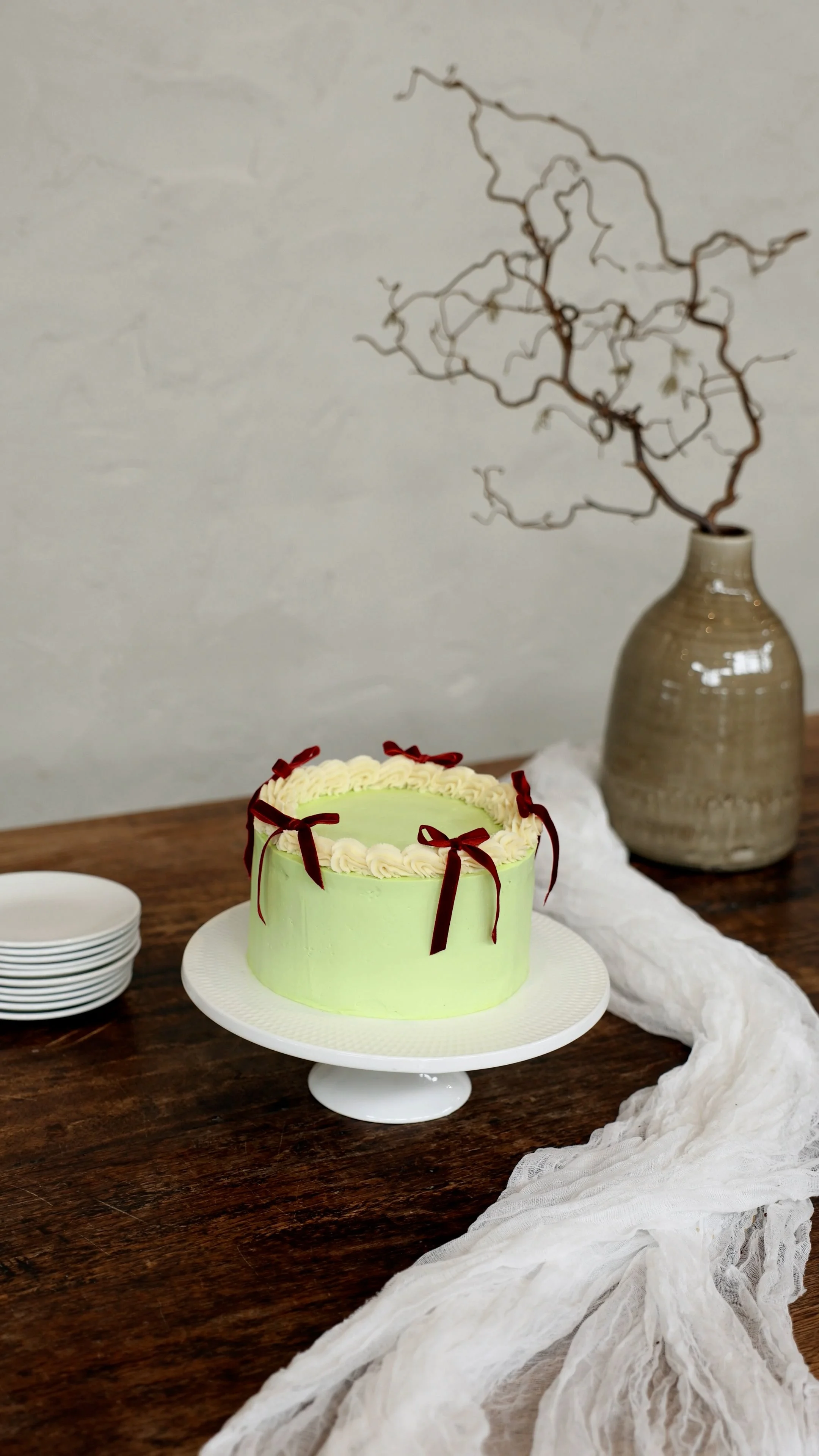 Matcha chiffon cake