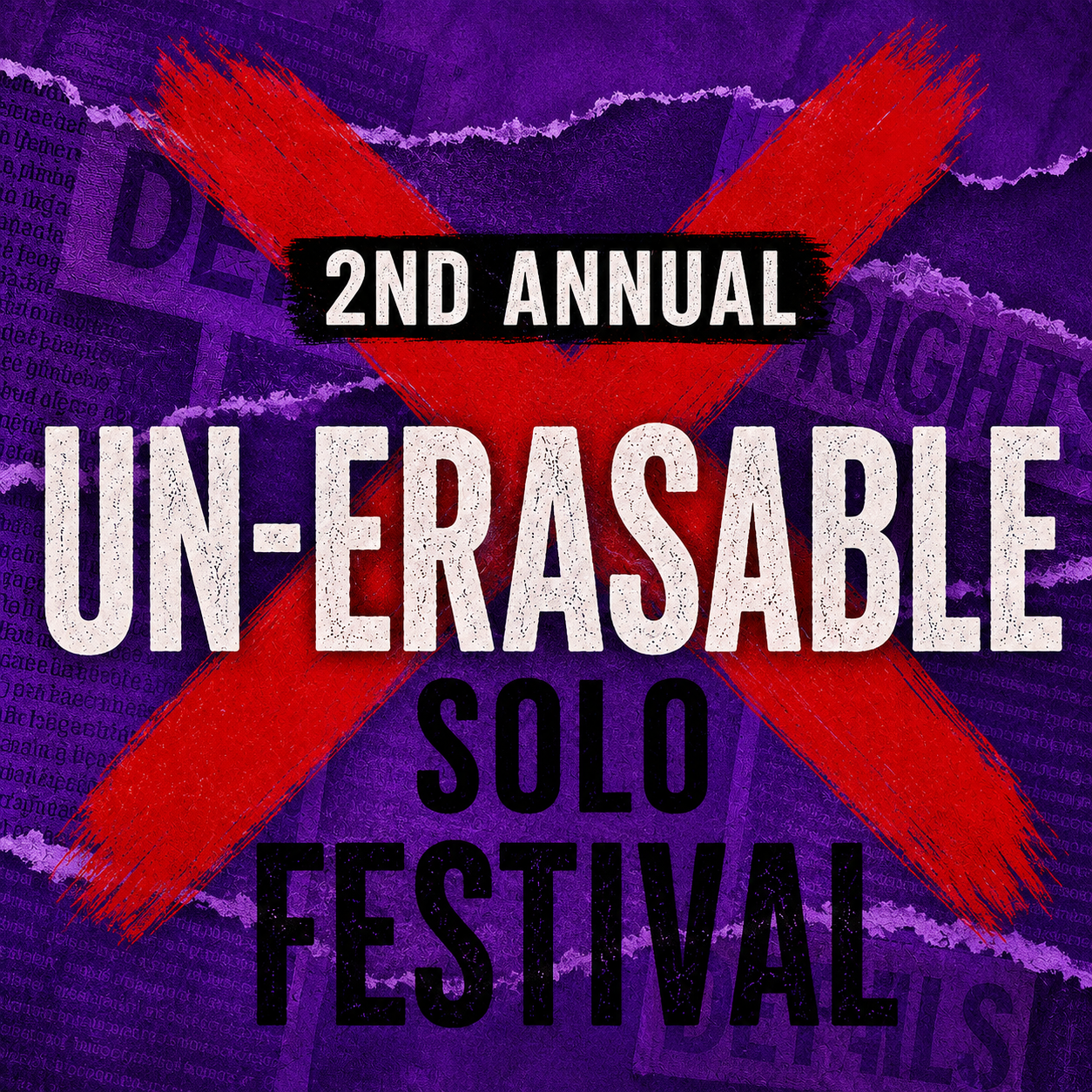 The UnErasable Solo Festival logo