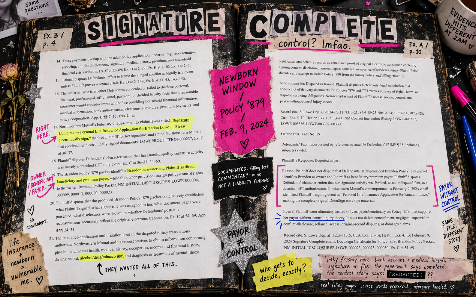 signature complete. control? lmfao. February 9, 2024 · discussed in the later opposition. Source excerpts and commentary; see source and context below.