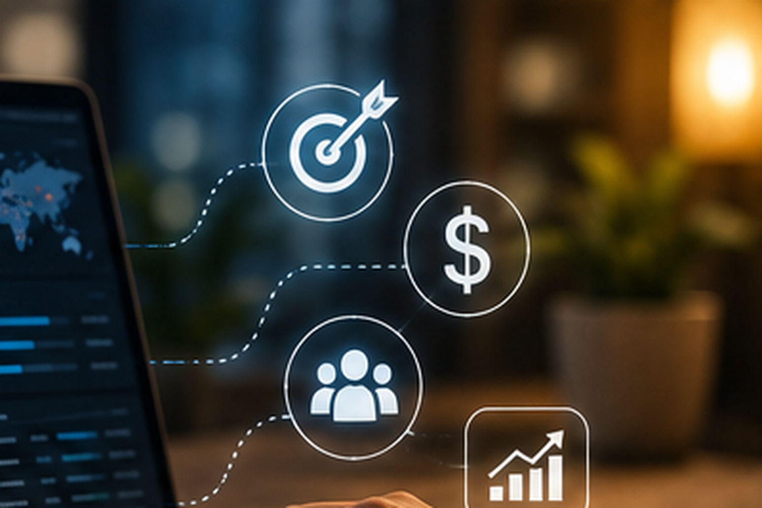 Paid ads tracking analytics and conversion data