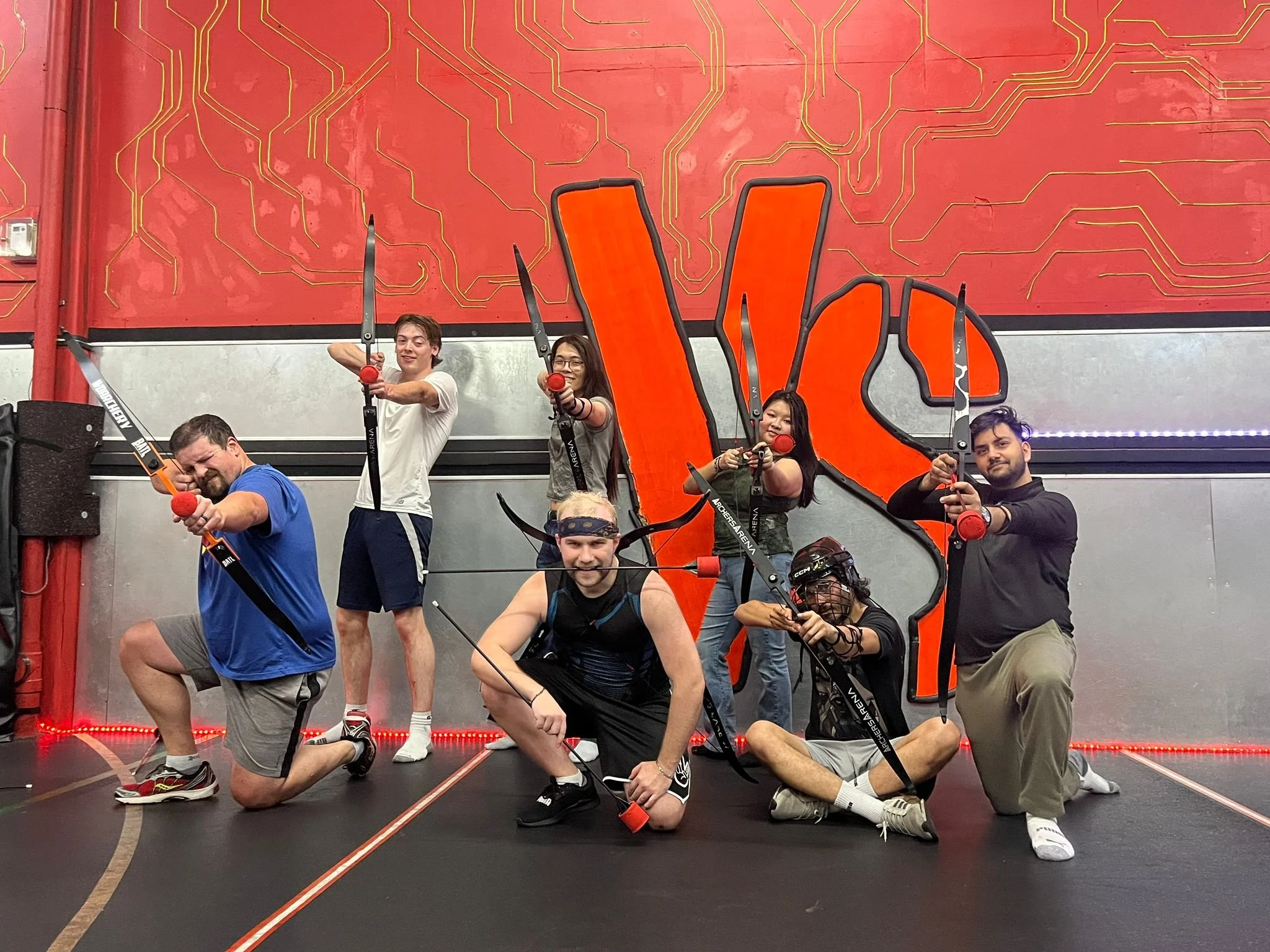 Community Night combat archery action