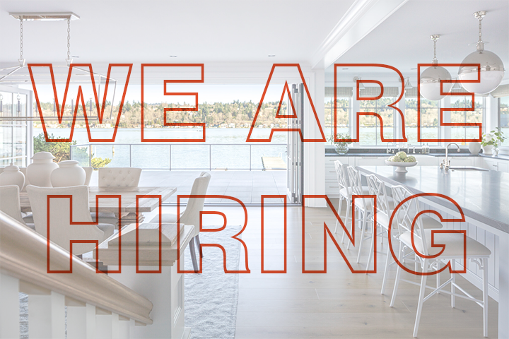 We're Hiring!  Join the SZ Design | Build Team.