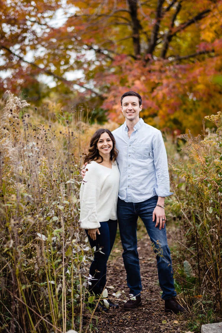 Fall Lincoln Park South Pond Engagement in Chicago, IL | Jennifer Lourie
