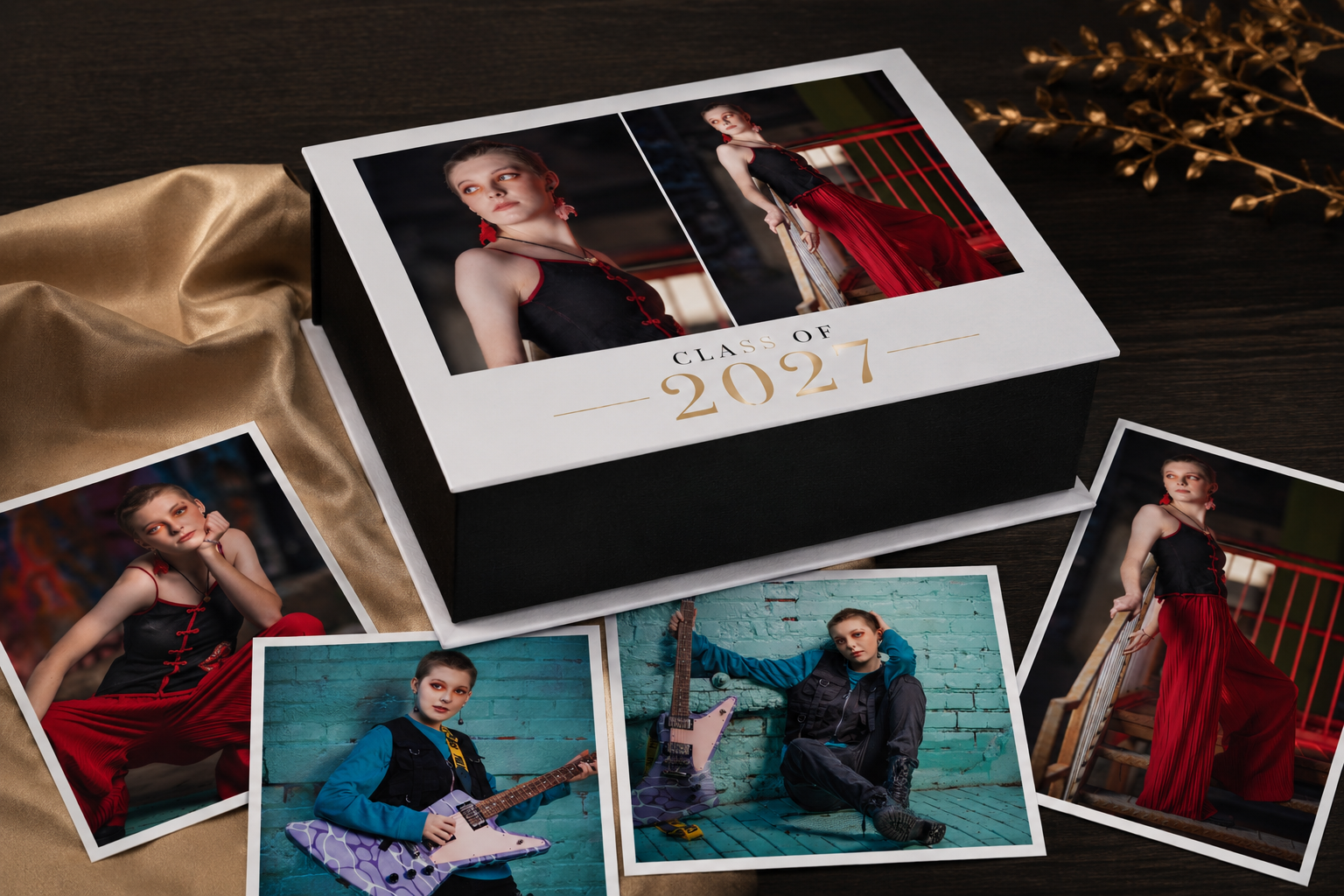 Class of 2027 senior image box and prints