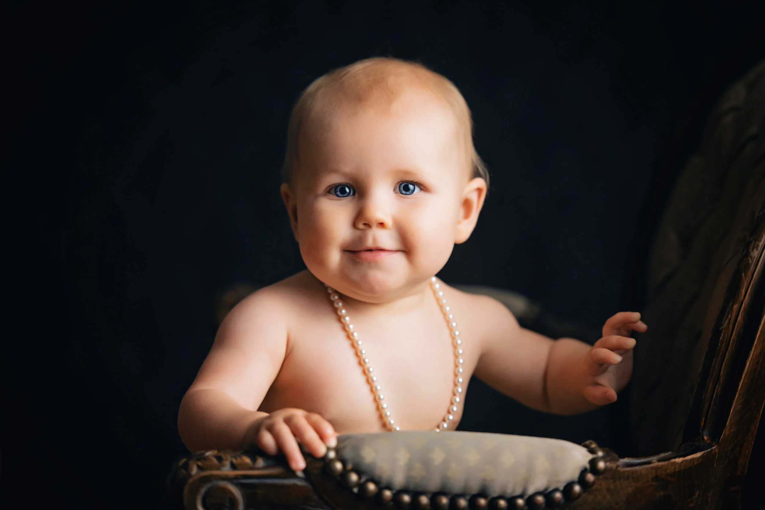 Baby milestone portrait 7 by Matt and Shea Photography in Chattanooga