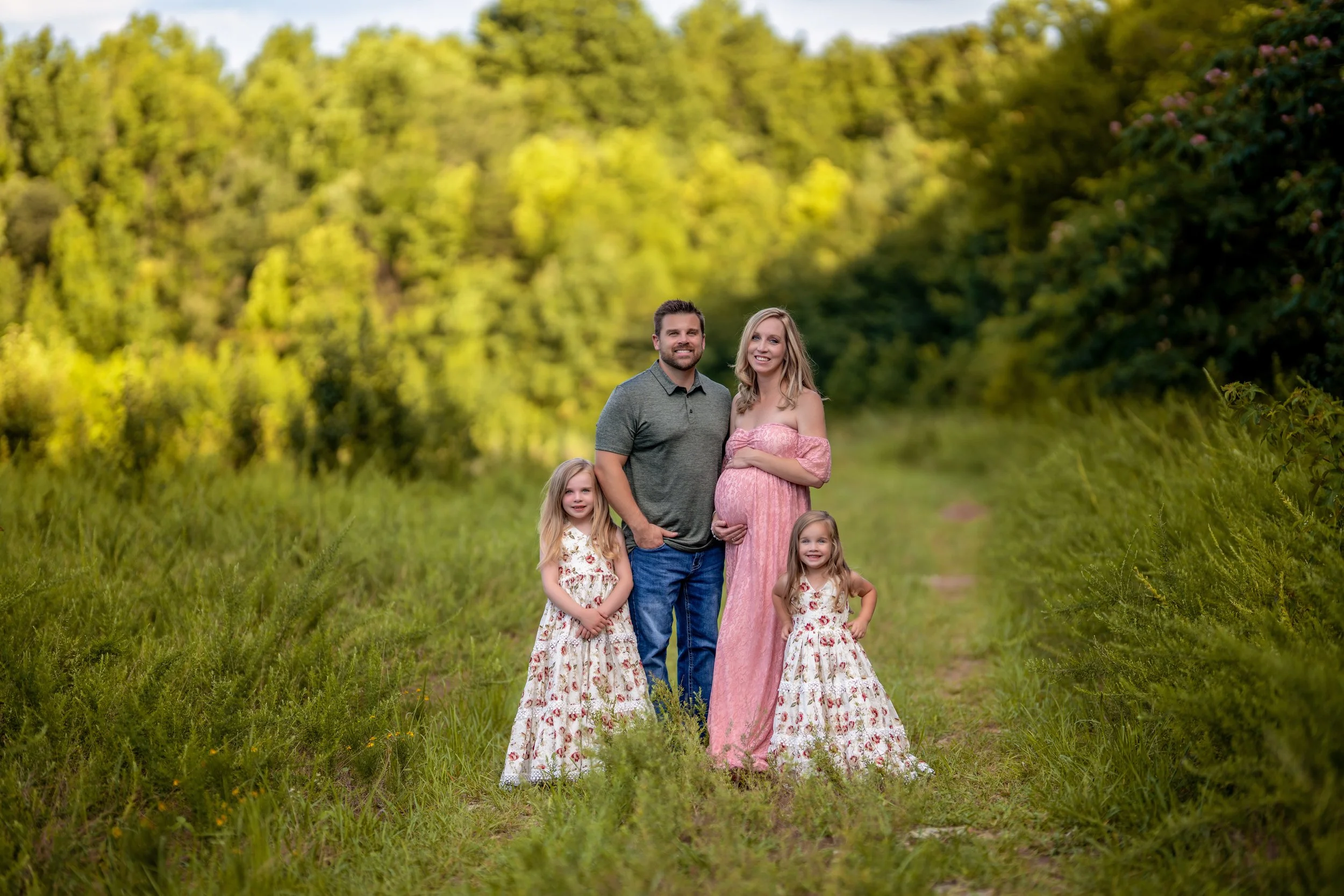 Family maternity portrait