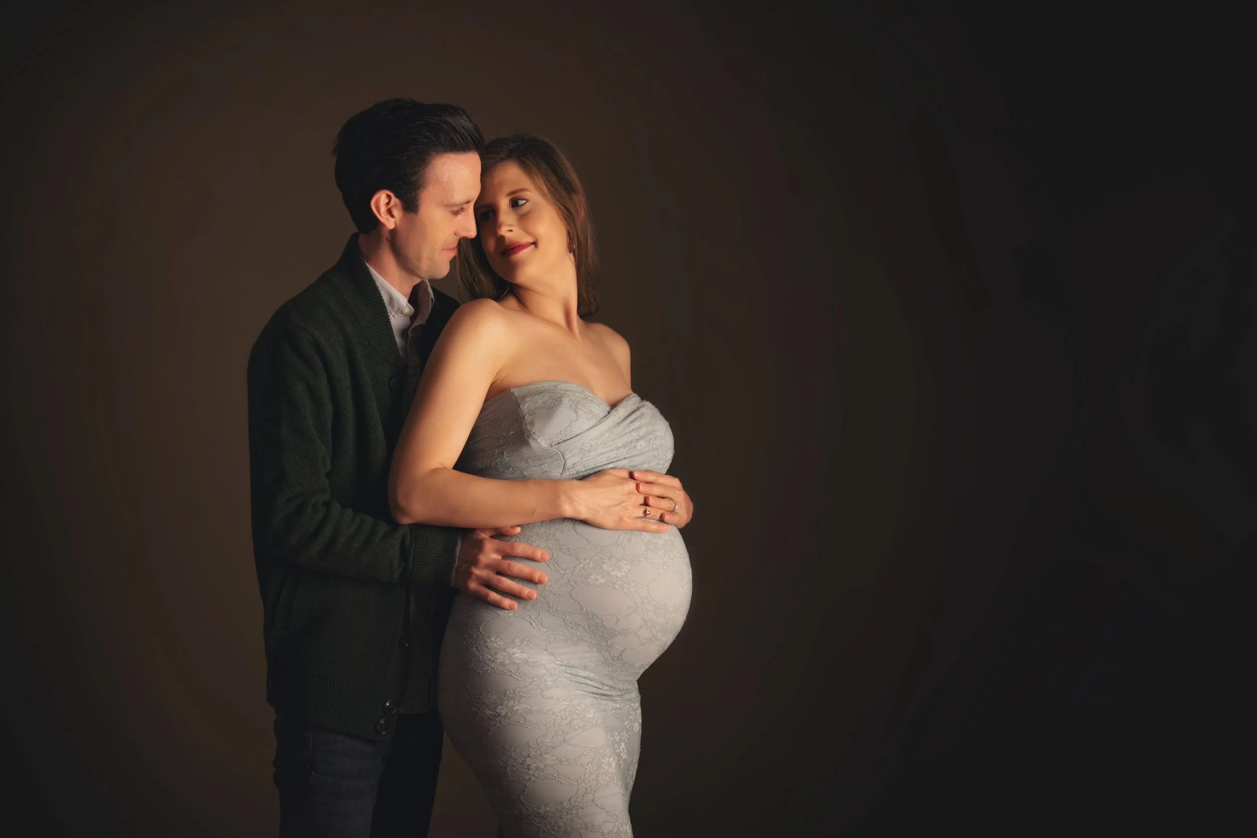 Styled Chattanooga maternity photography portrait