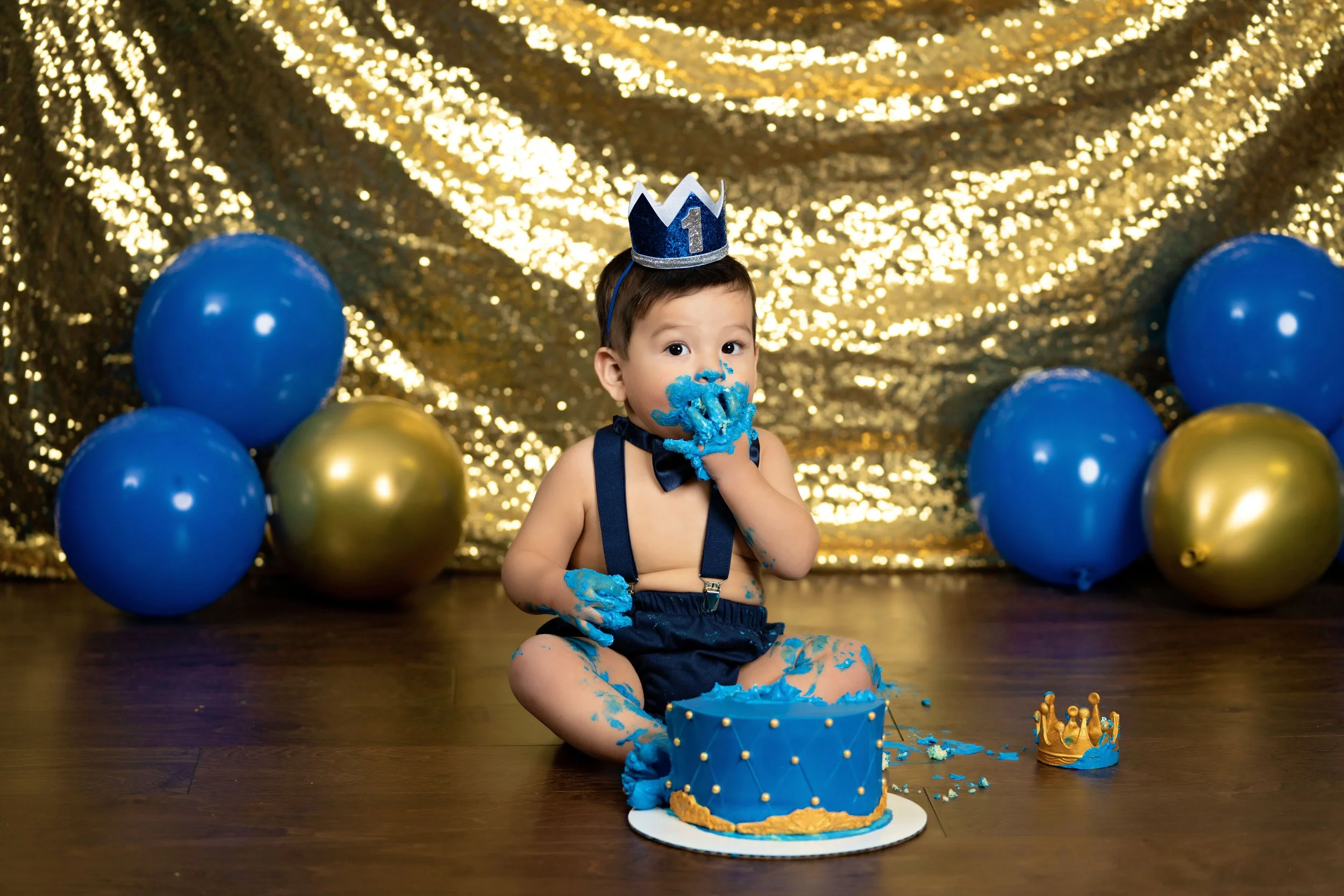 Chattanooga Smash Cake and first birthday portrait 14