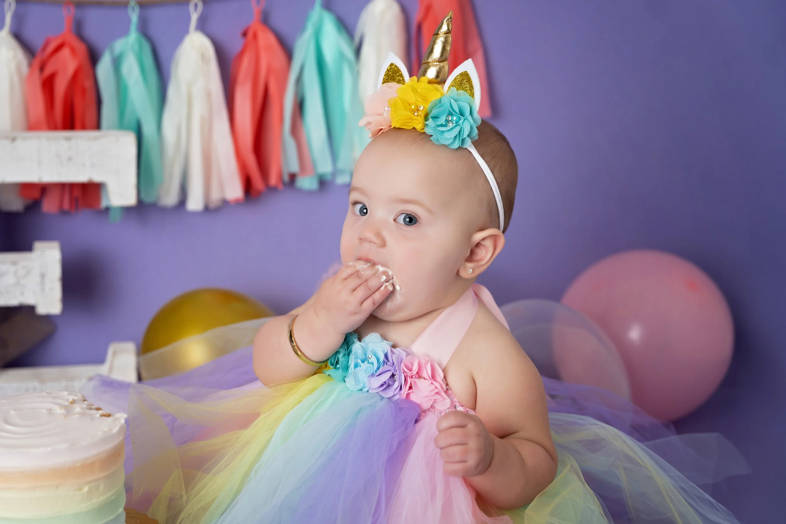 Chattanooga Smash Cake and first birthday portrait 13