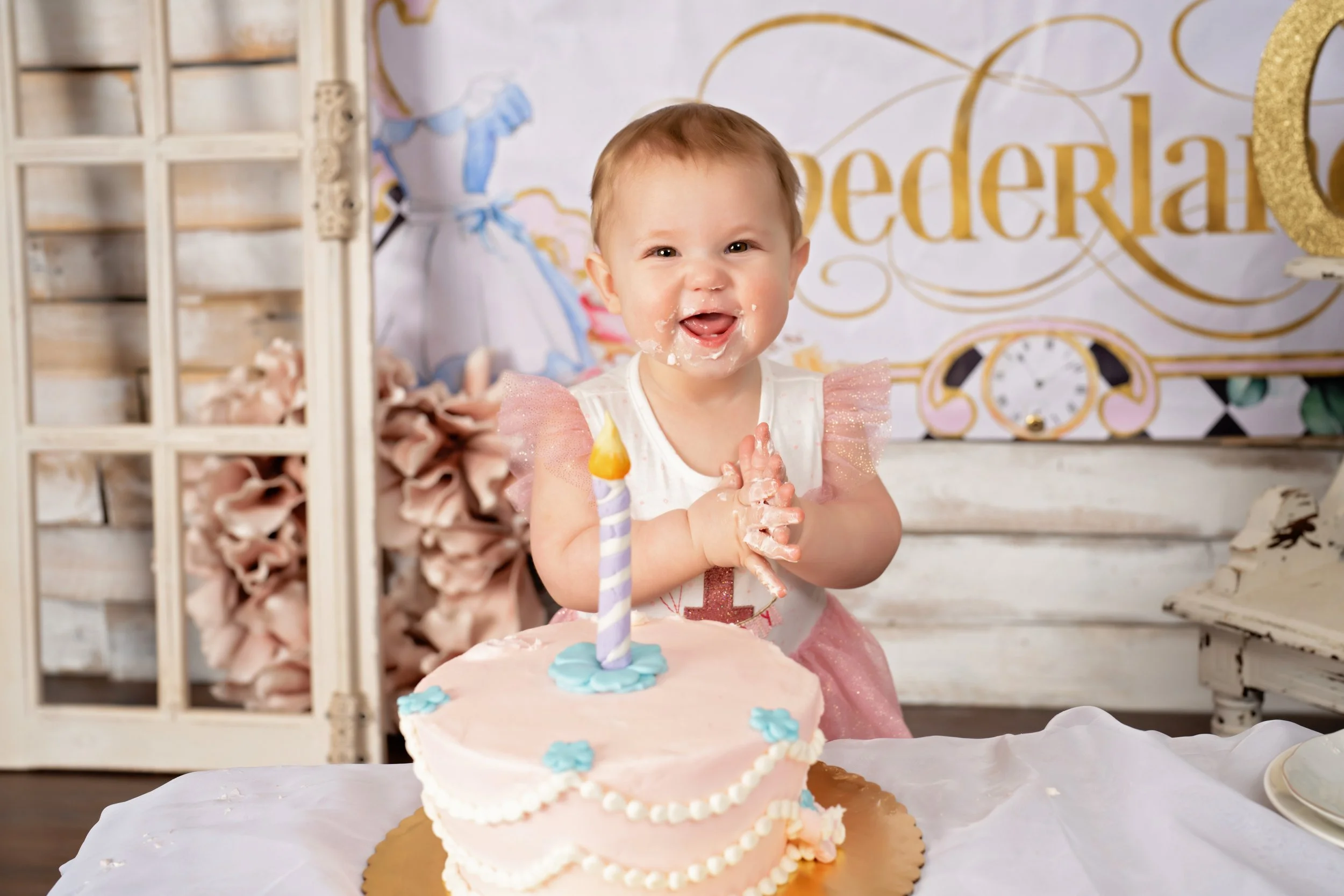 Chattanooga Smash Cake and first birthday portrait 15