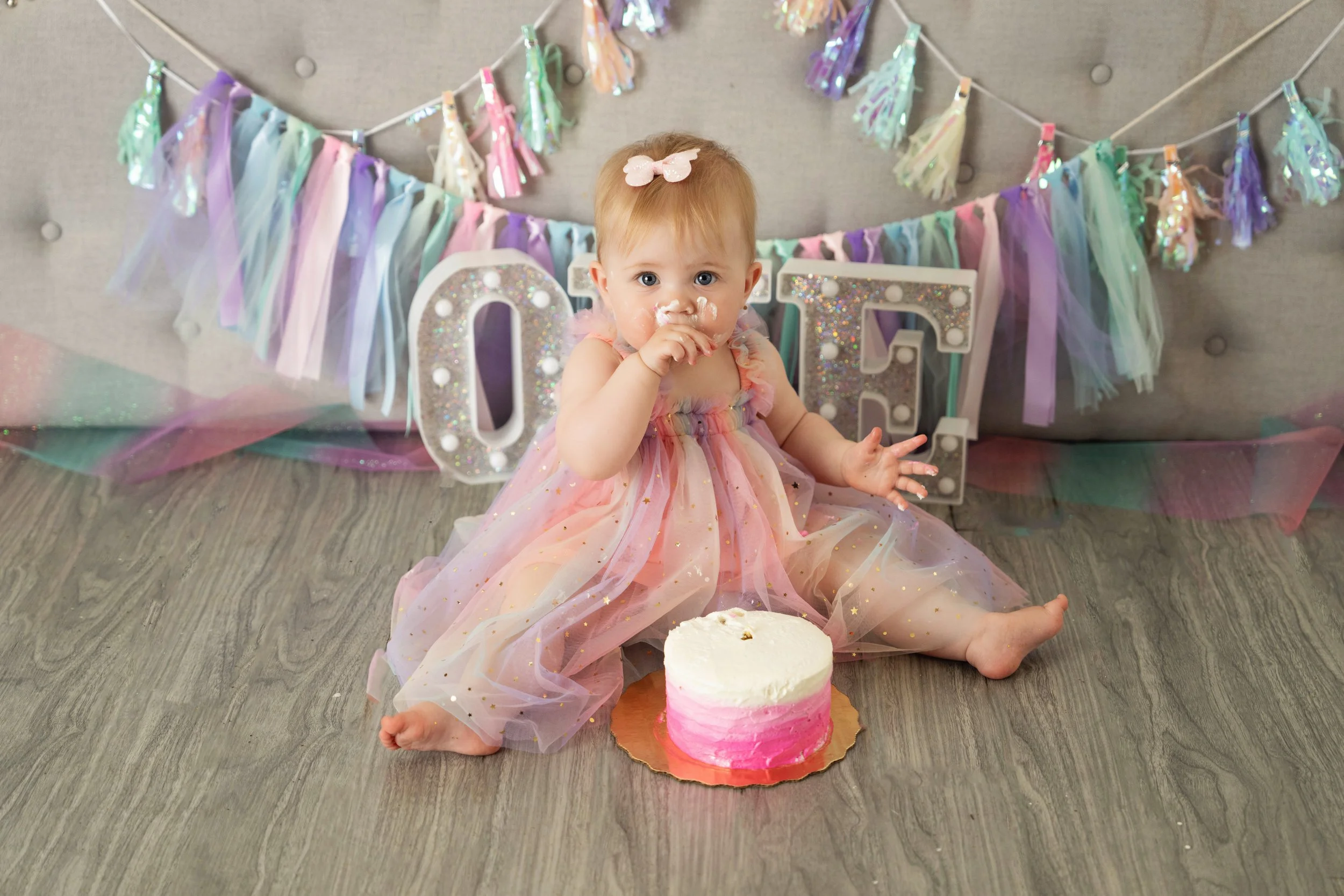 Chattanooga Smash Cake and first birthday portrait 22