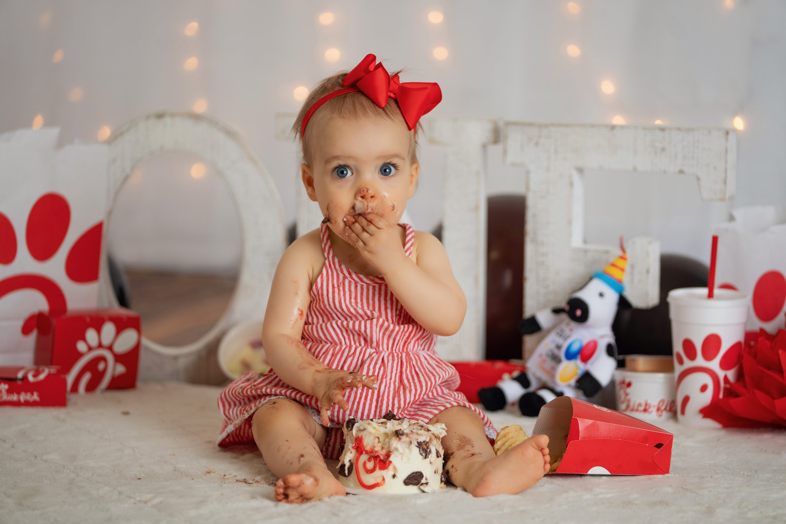 Chattanooga Smash Cake and first birthday portrait 19