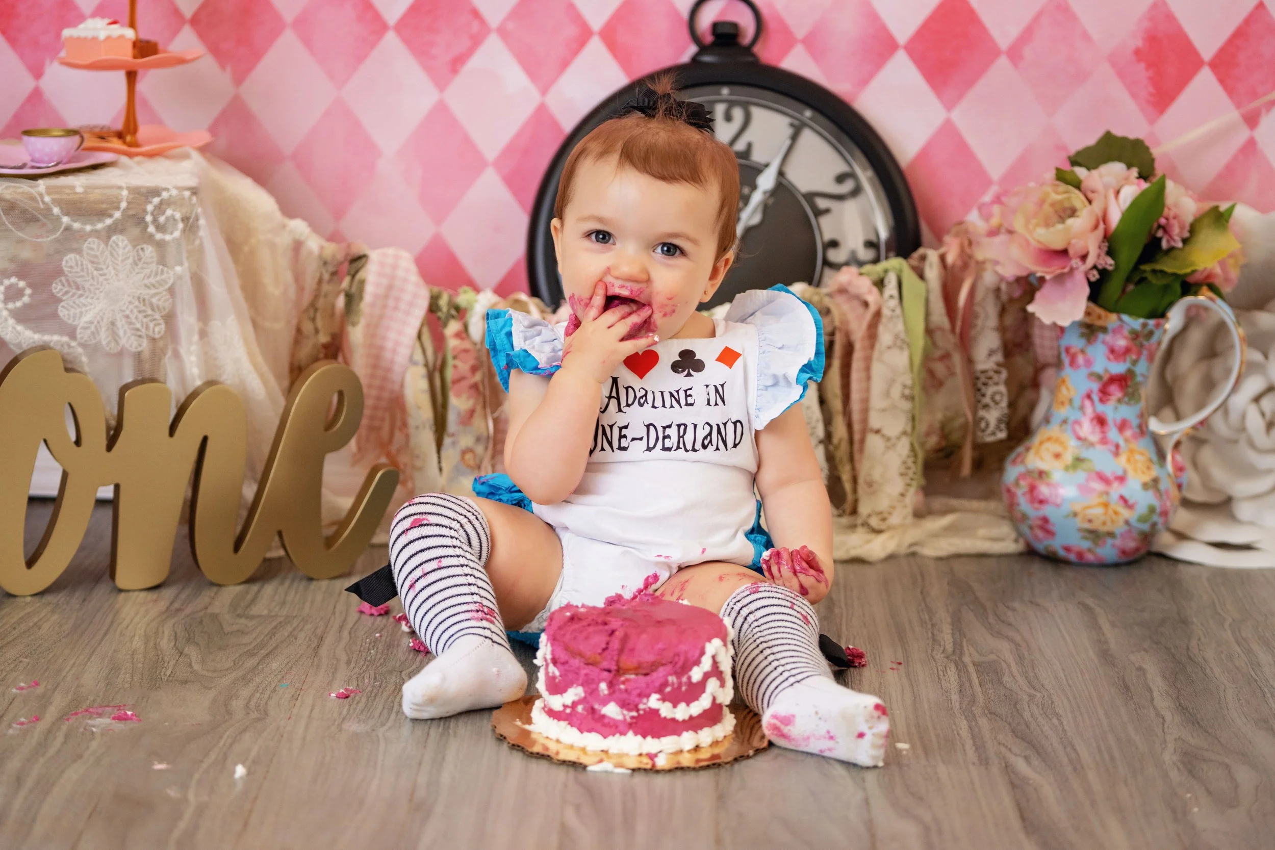 Chattanooga Smash Cake and first birthday portrait 28