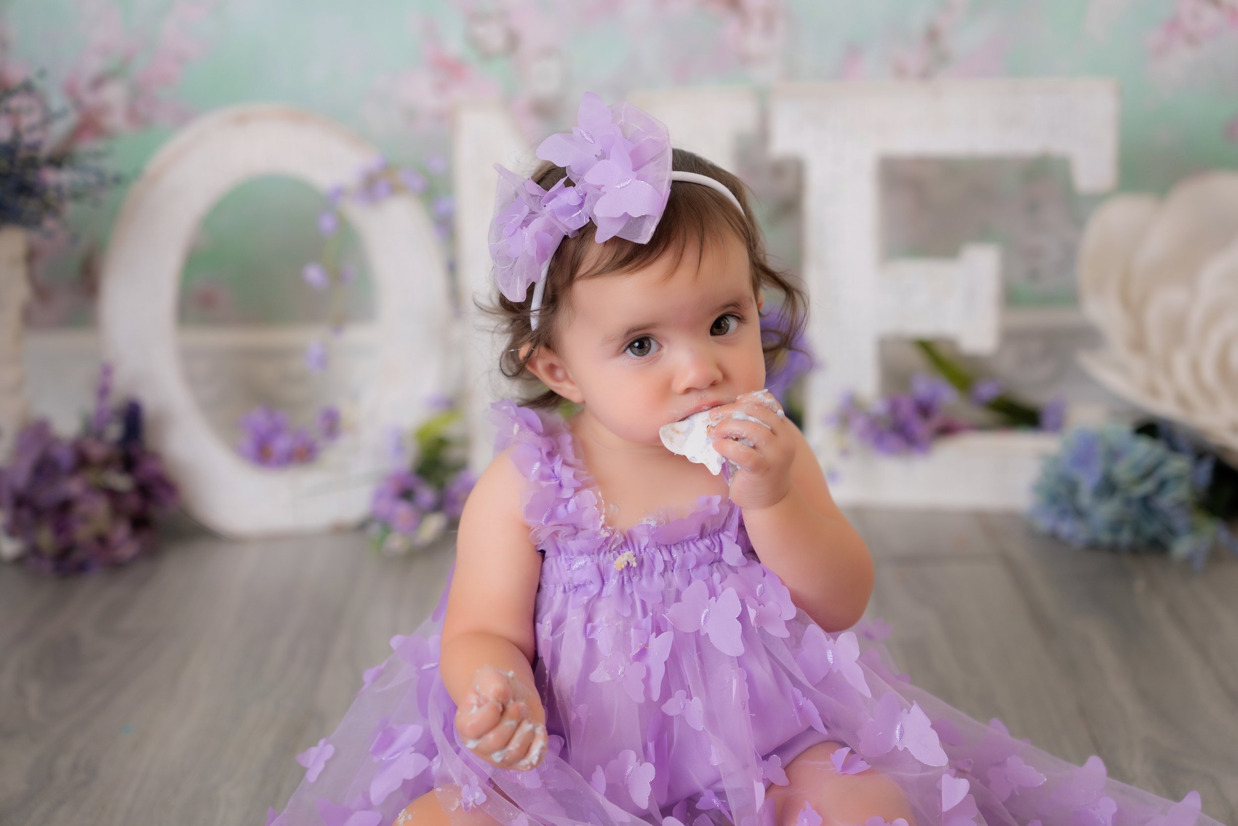 Chattanooga Smash Cake and first birthday portrait 23