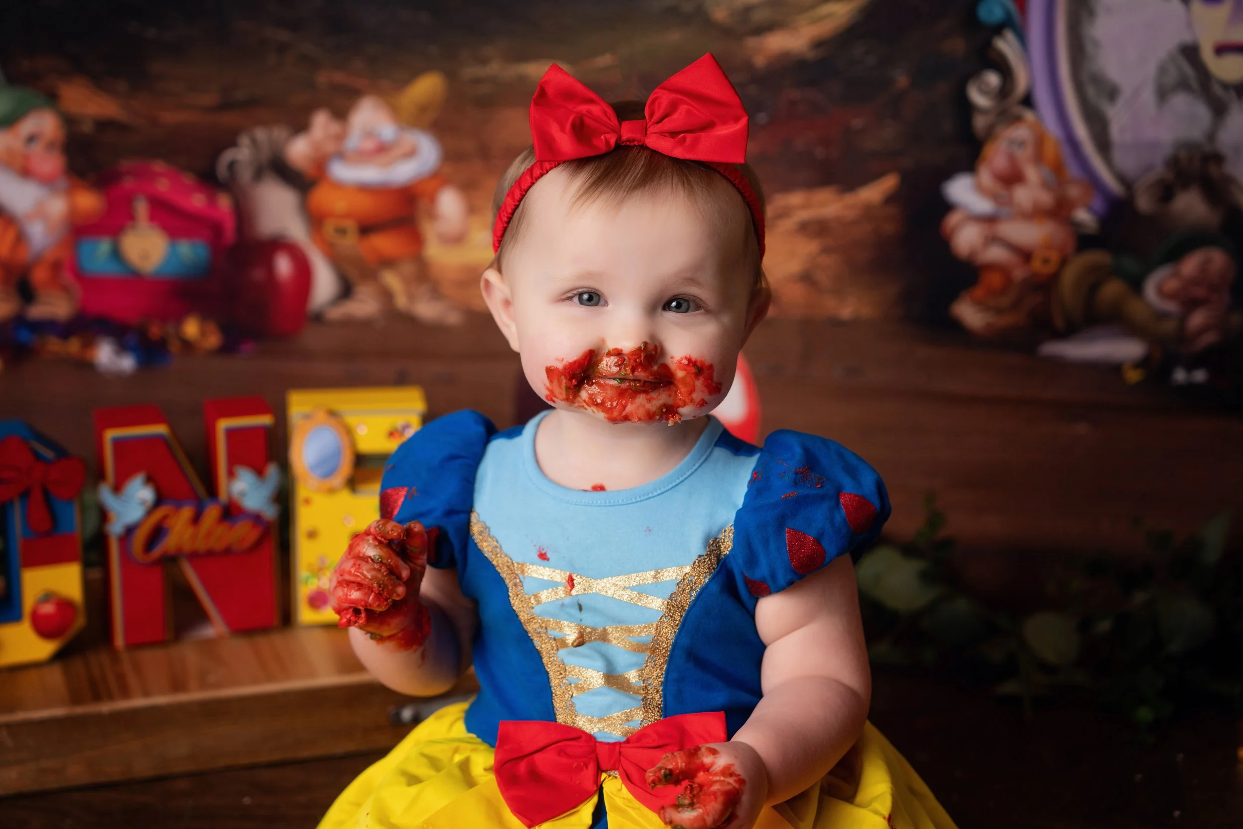 Chattanooga Smash Cake and first birthday portrait 26