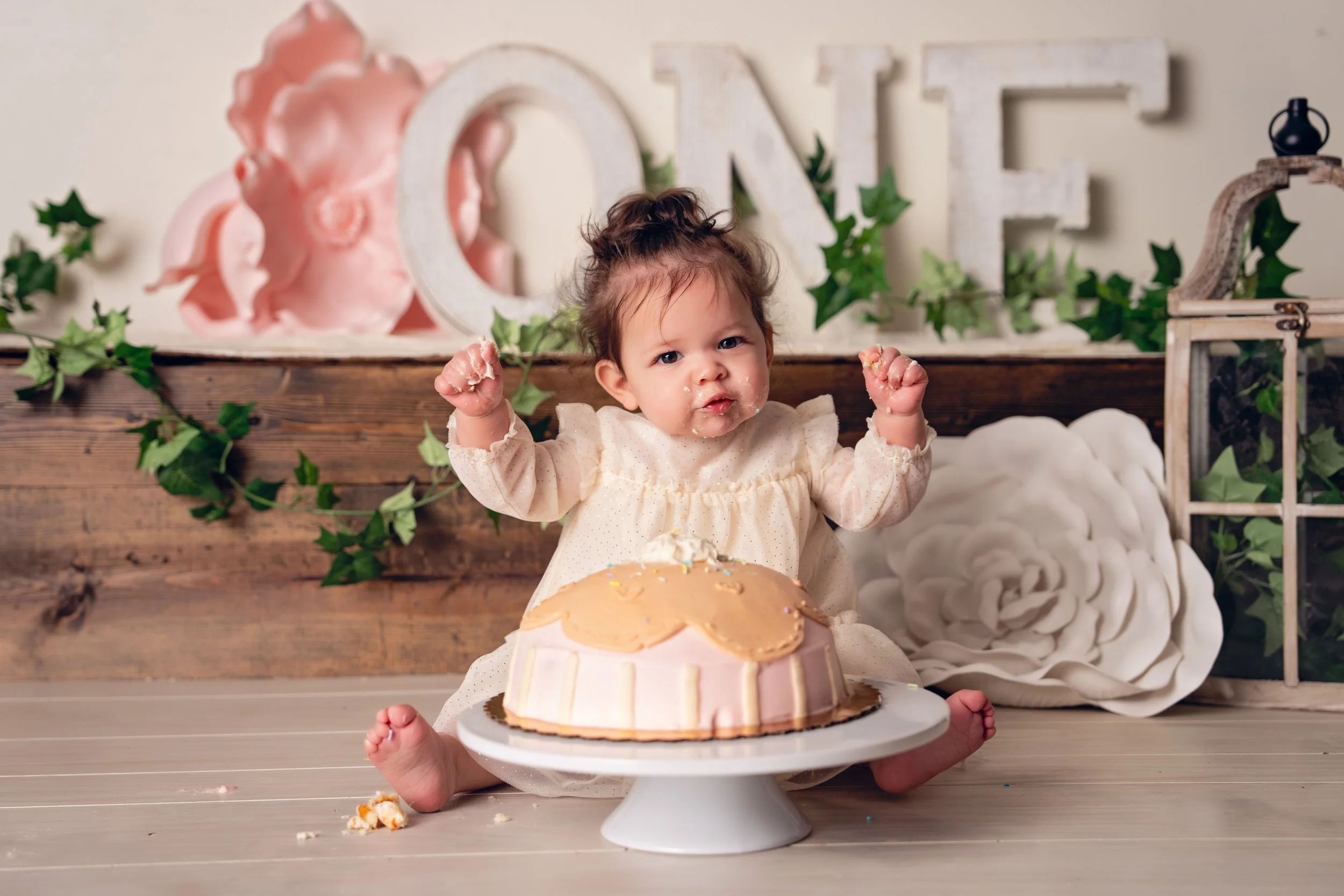 Chattanooga Smash Cake and first birthday portrait 31