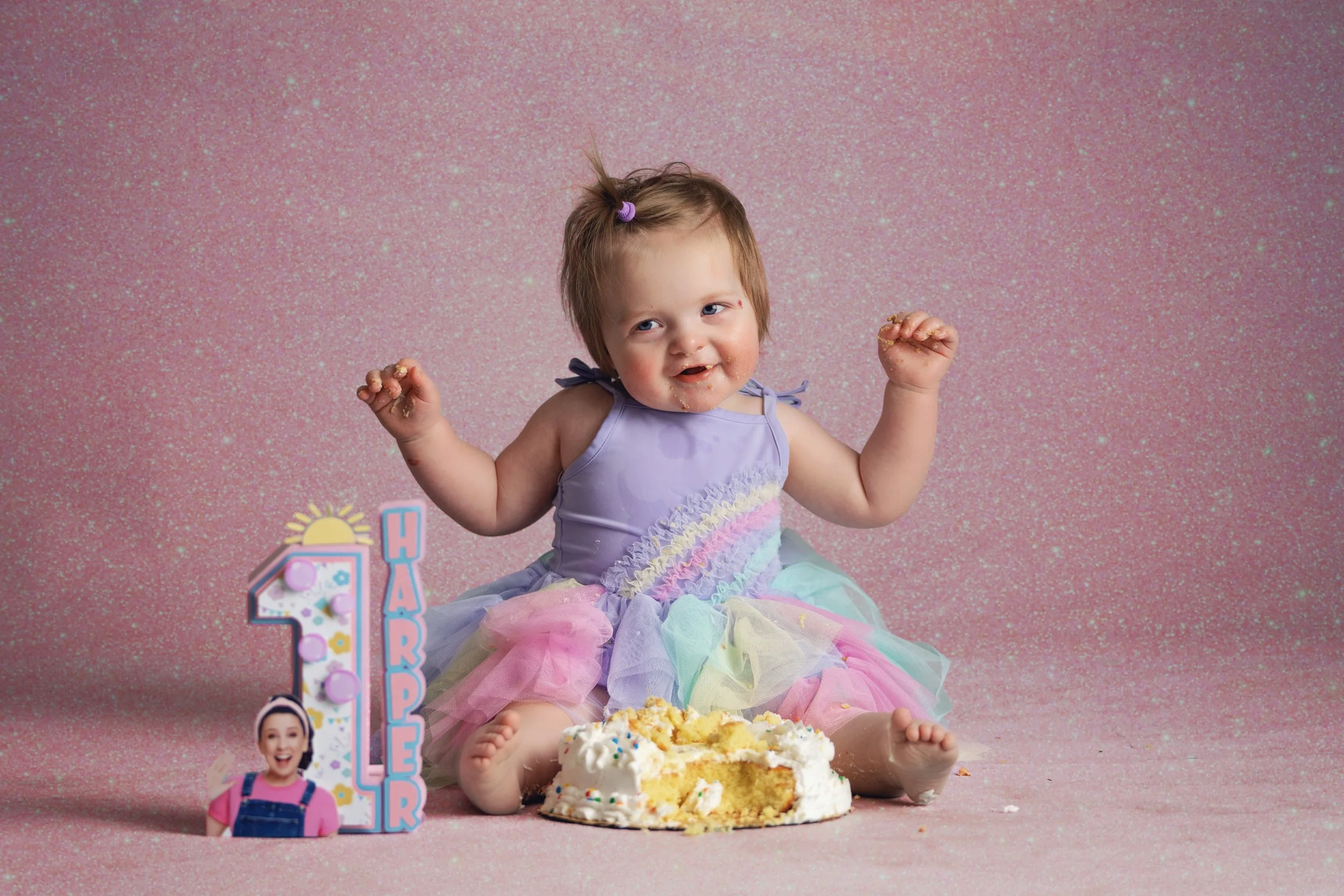 Chattanooga Smash Cake and first birthday portrait 36