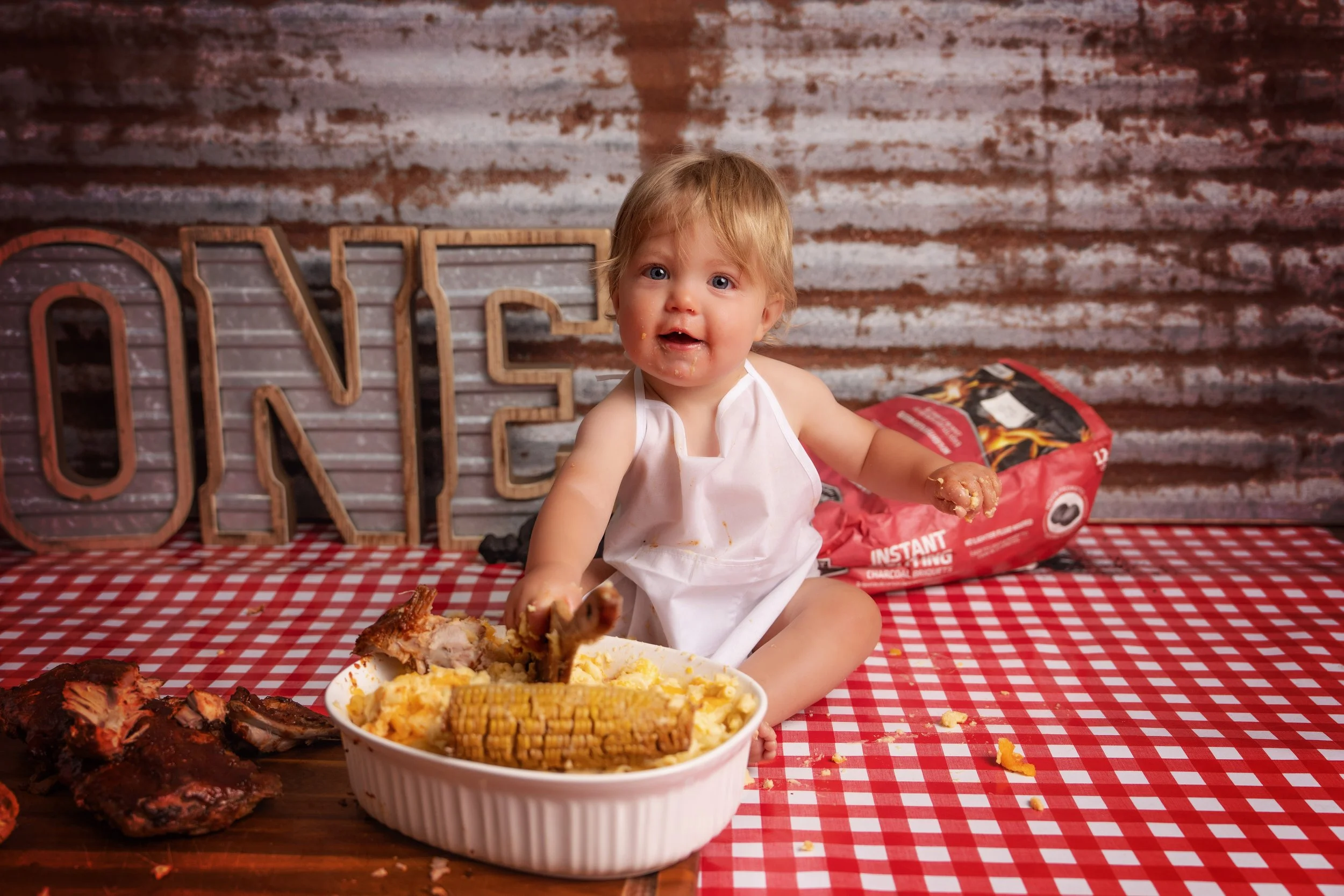 Chattanooga Smash Cake and first birthday portrait 35