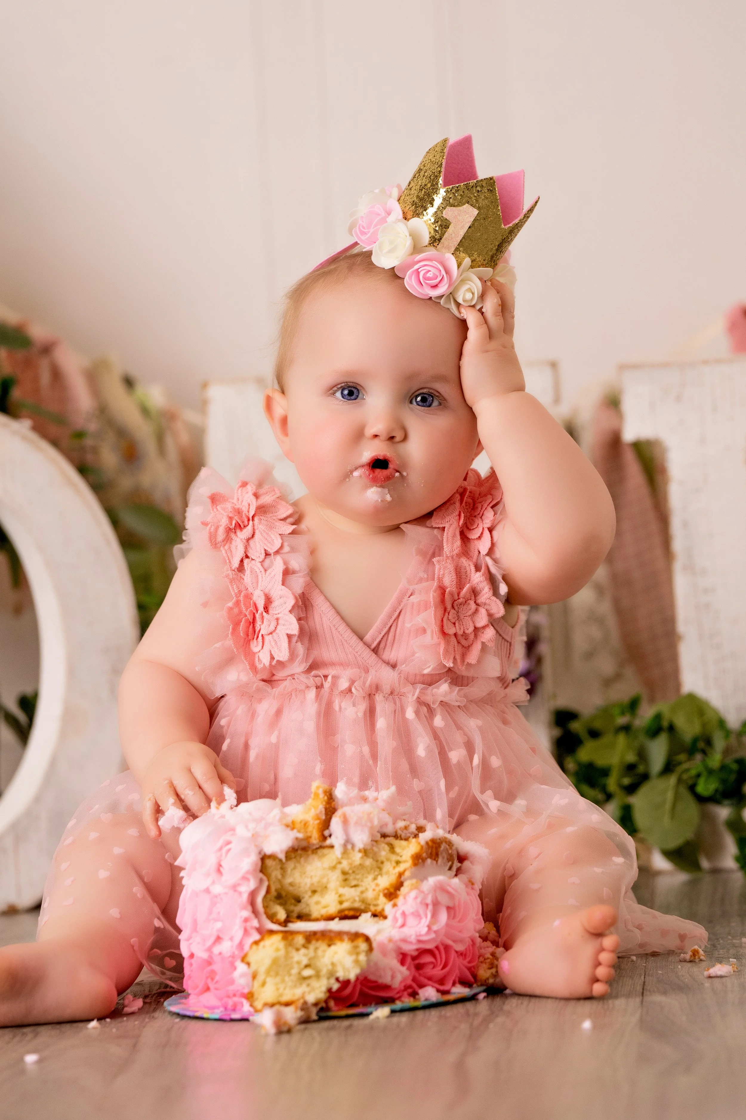 Chattanooga Smash Cake and first birthday portrait 8