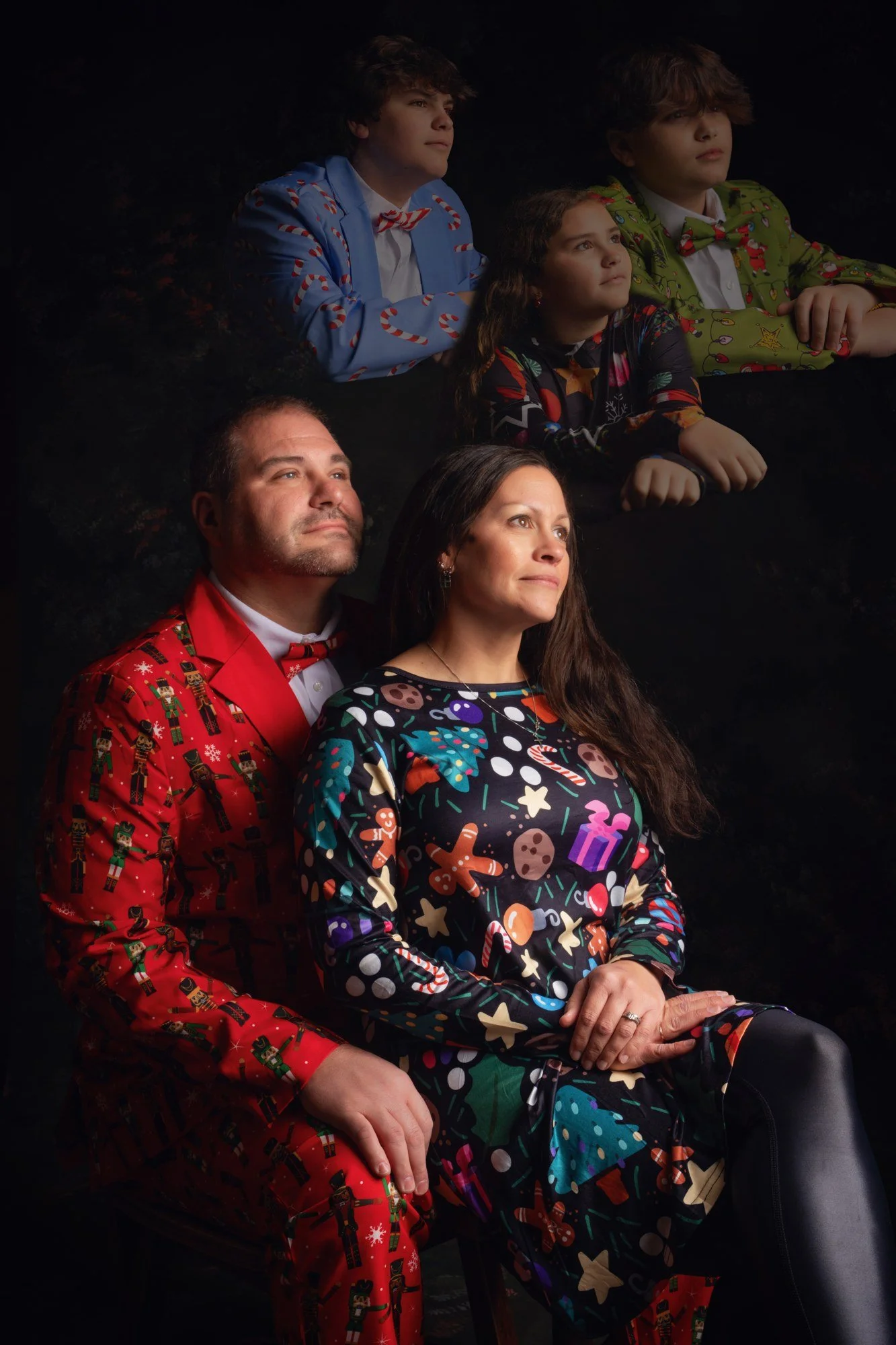 Tacky Christmas sample portrait
