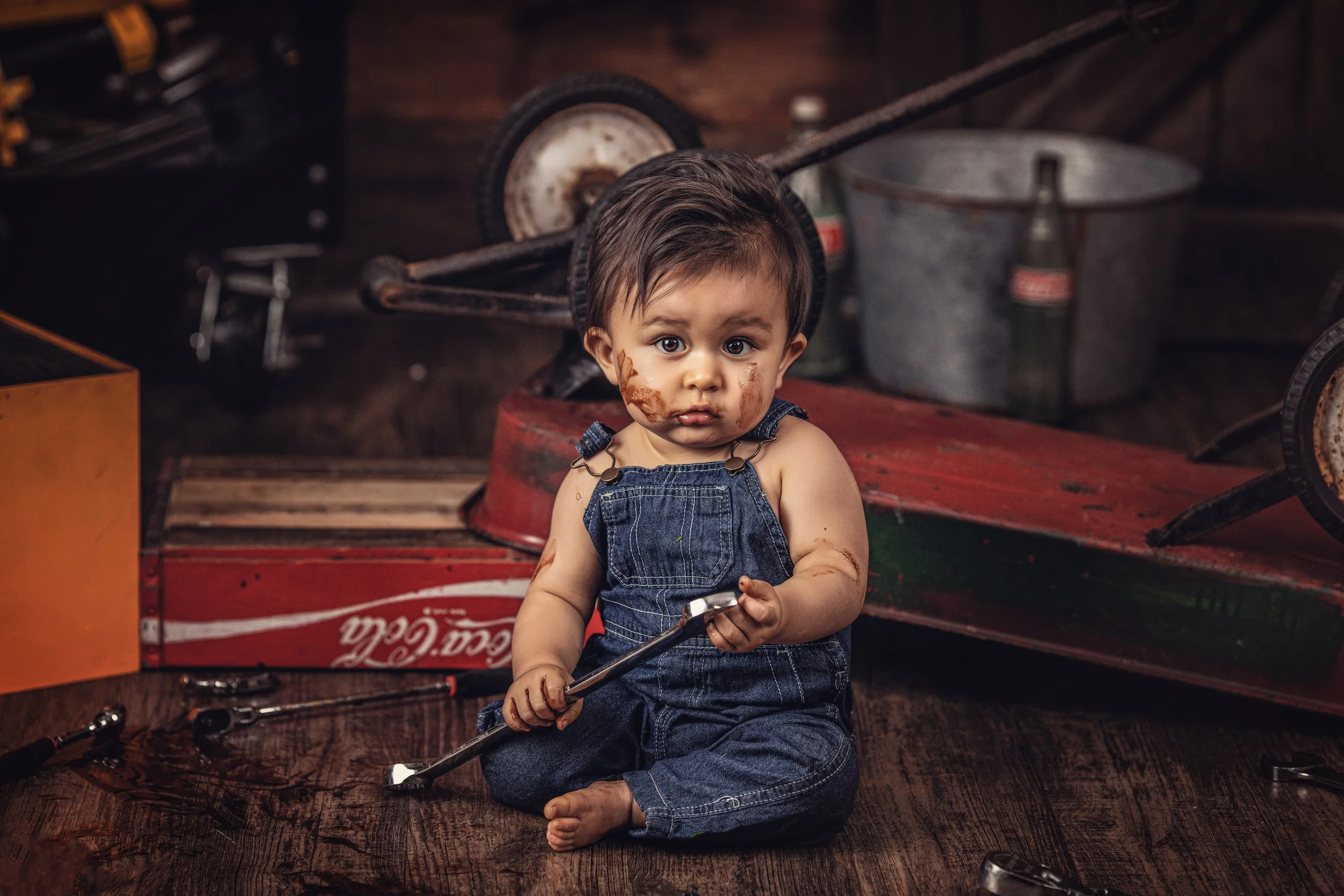 Baby milestone portrait 70 by Matt and Shea Photography in Chattanooga