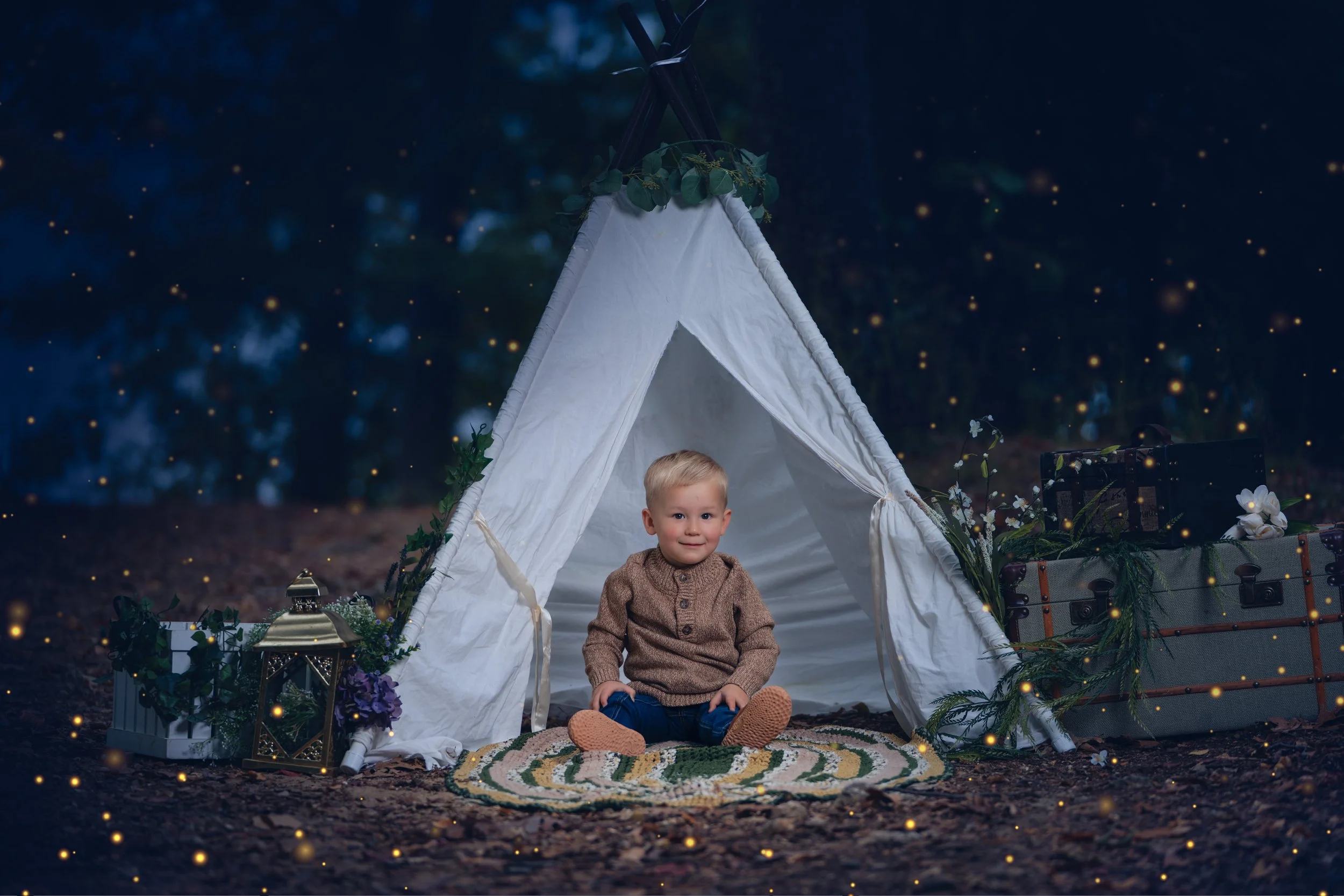 Child photographed during the Twilight Limited-Edition Portrait Experience