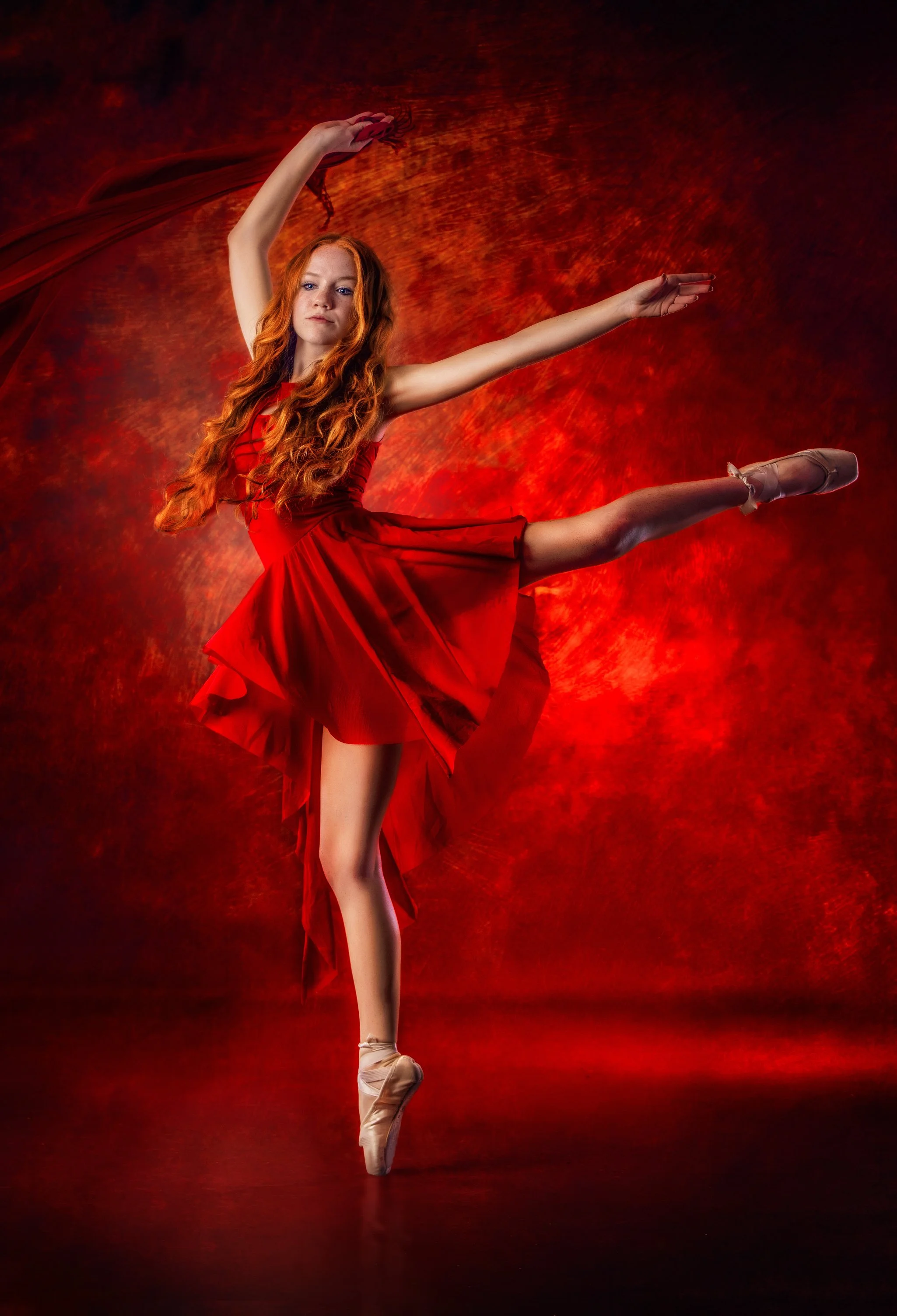 Award-winning fine-art dance portrait by Matt and Shea Photography