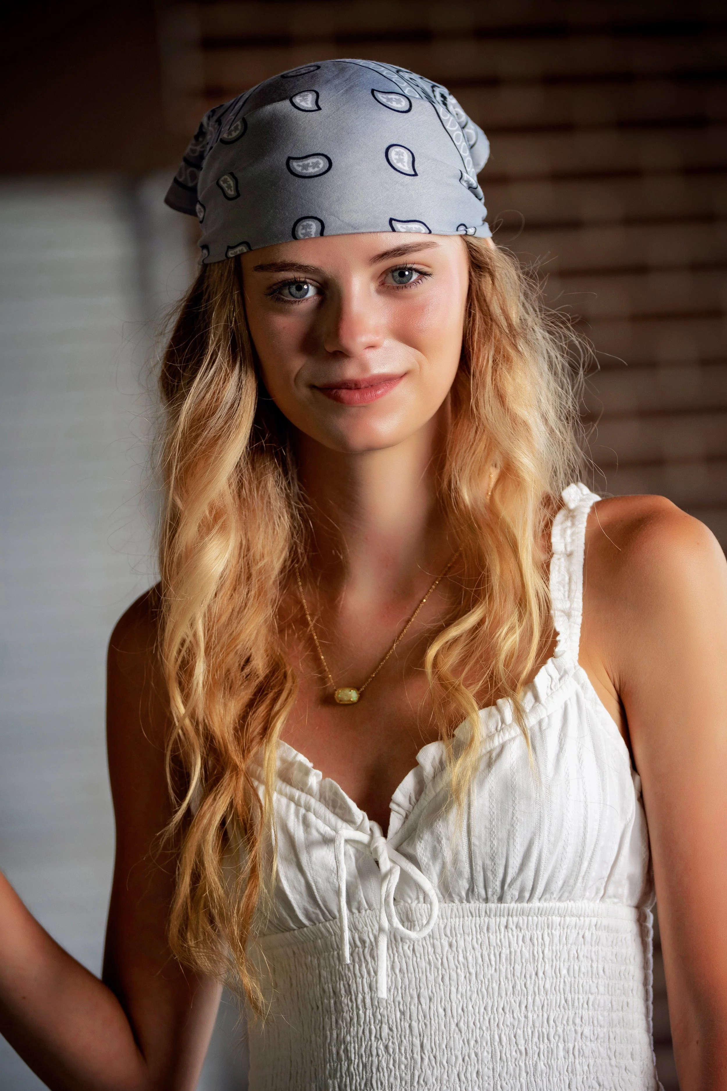 Confident high school senior portrait photographed by Matt and Shea Photography in Chattanooga