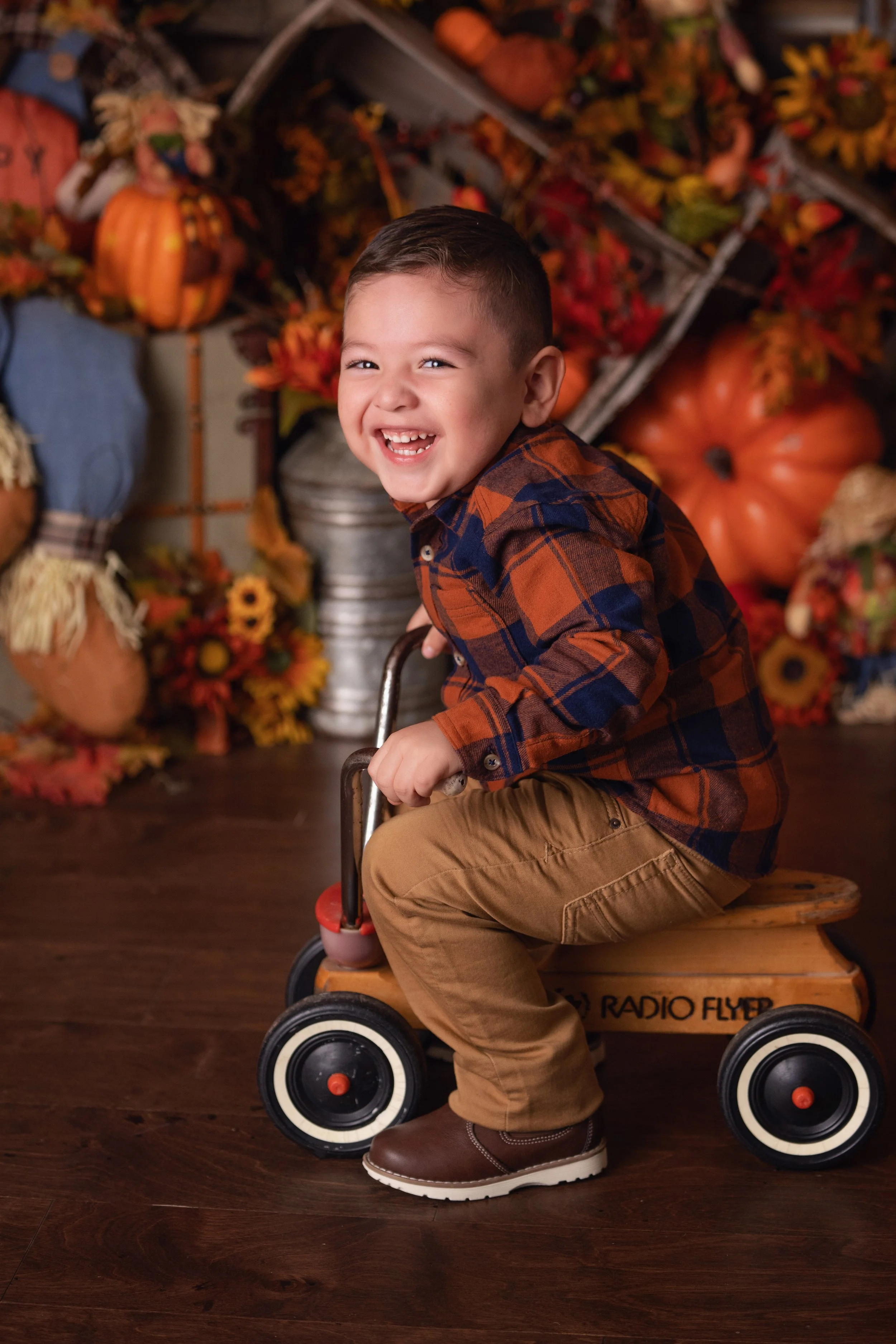 Pumpkin Patch studio experience portrait