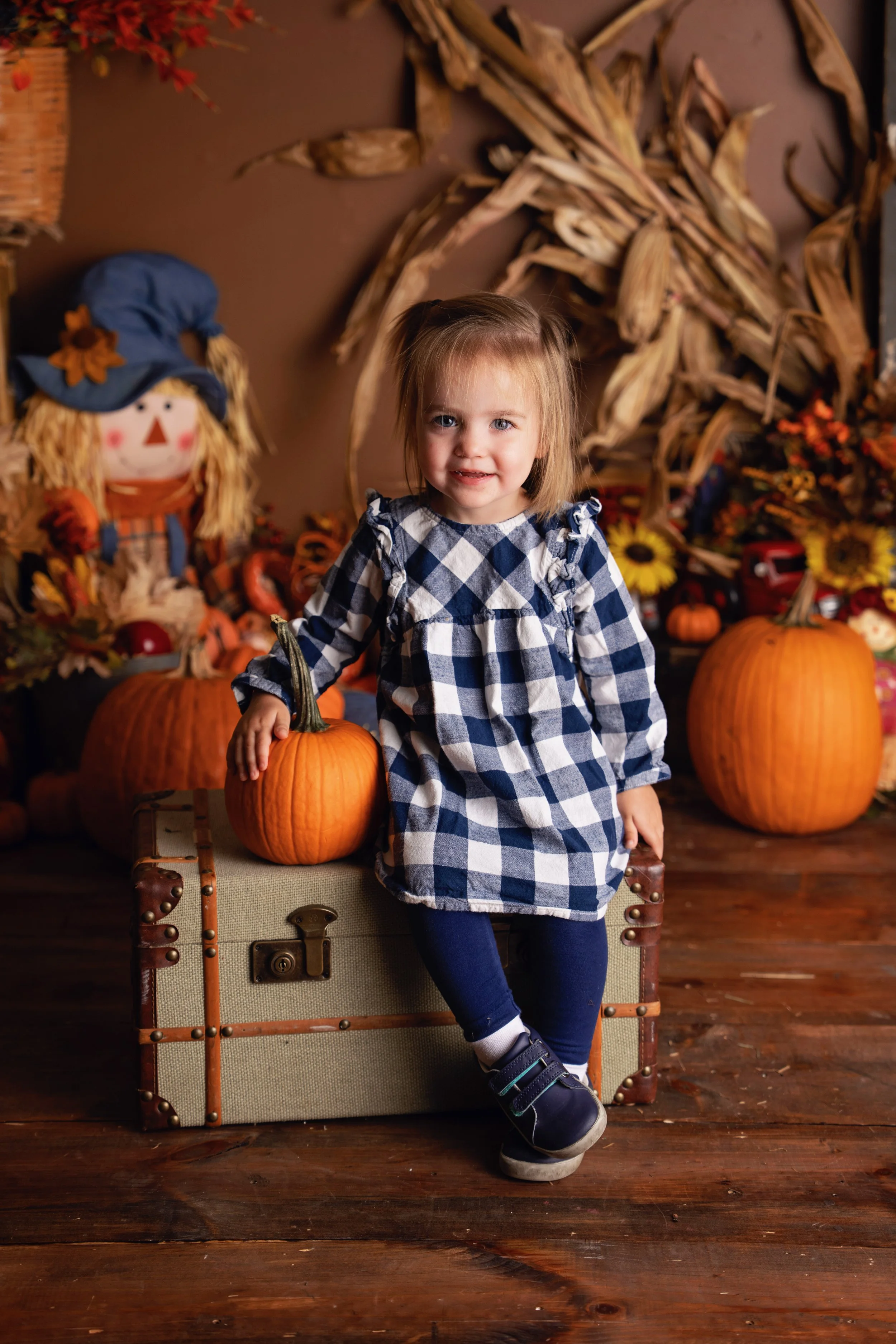 Chattanooga Pumpkin Patch seasonal portrait