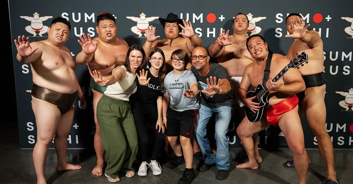 Meet the sumo wrestlers at Sumo + Sushi
