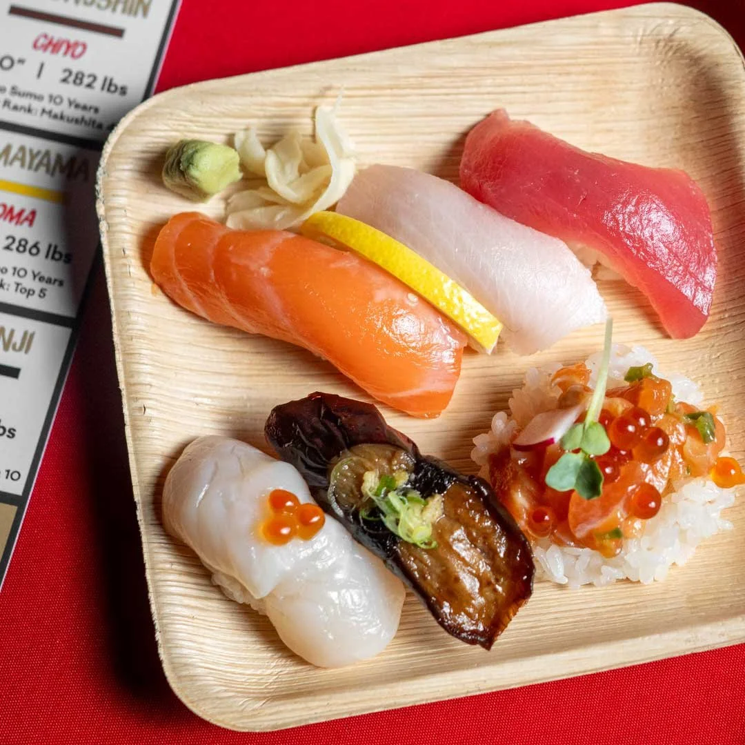 Expanded sushi selection