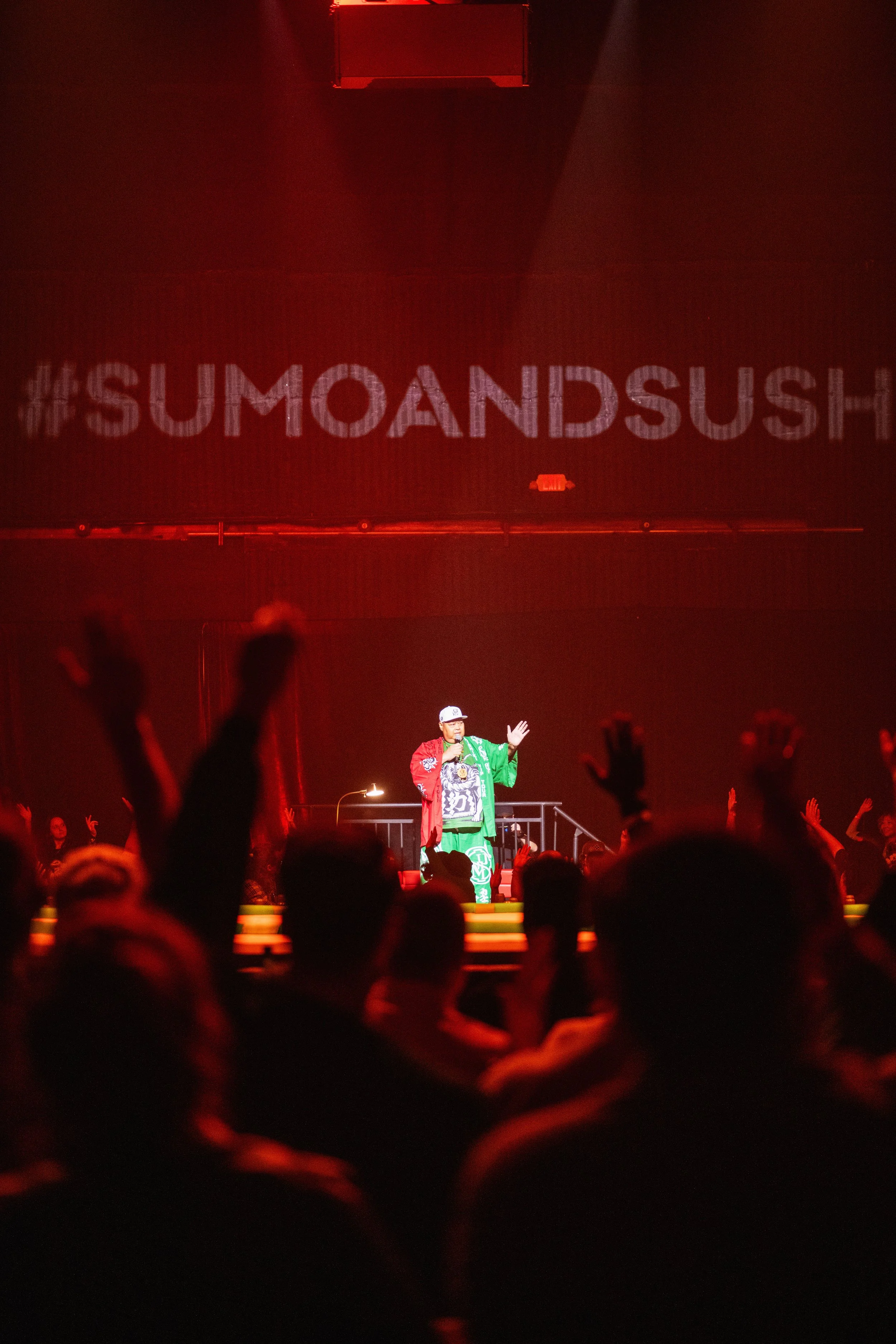 Konishiki hosting Sumo and Sushi